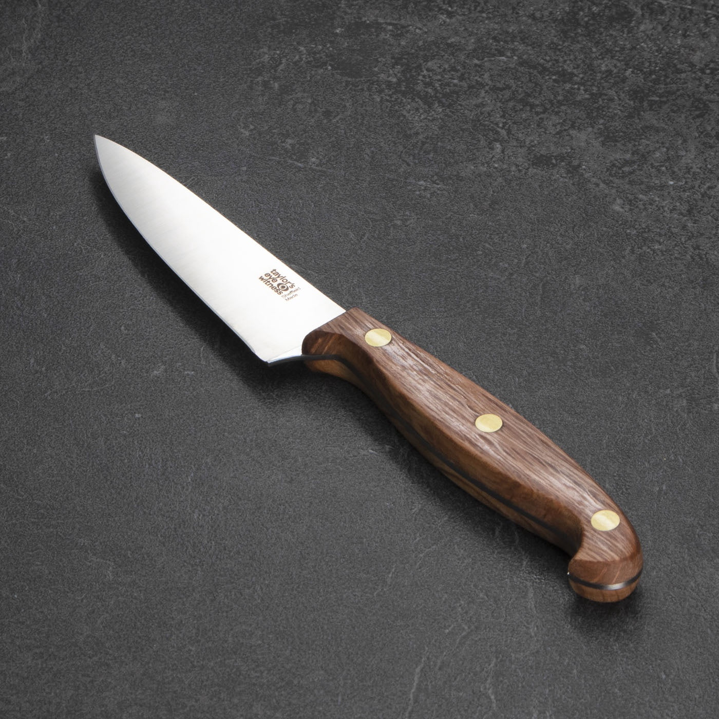Taylors Eye Witness 'Heritage Oak' Sheffield Made 10cm Cook's Knife