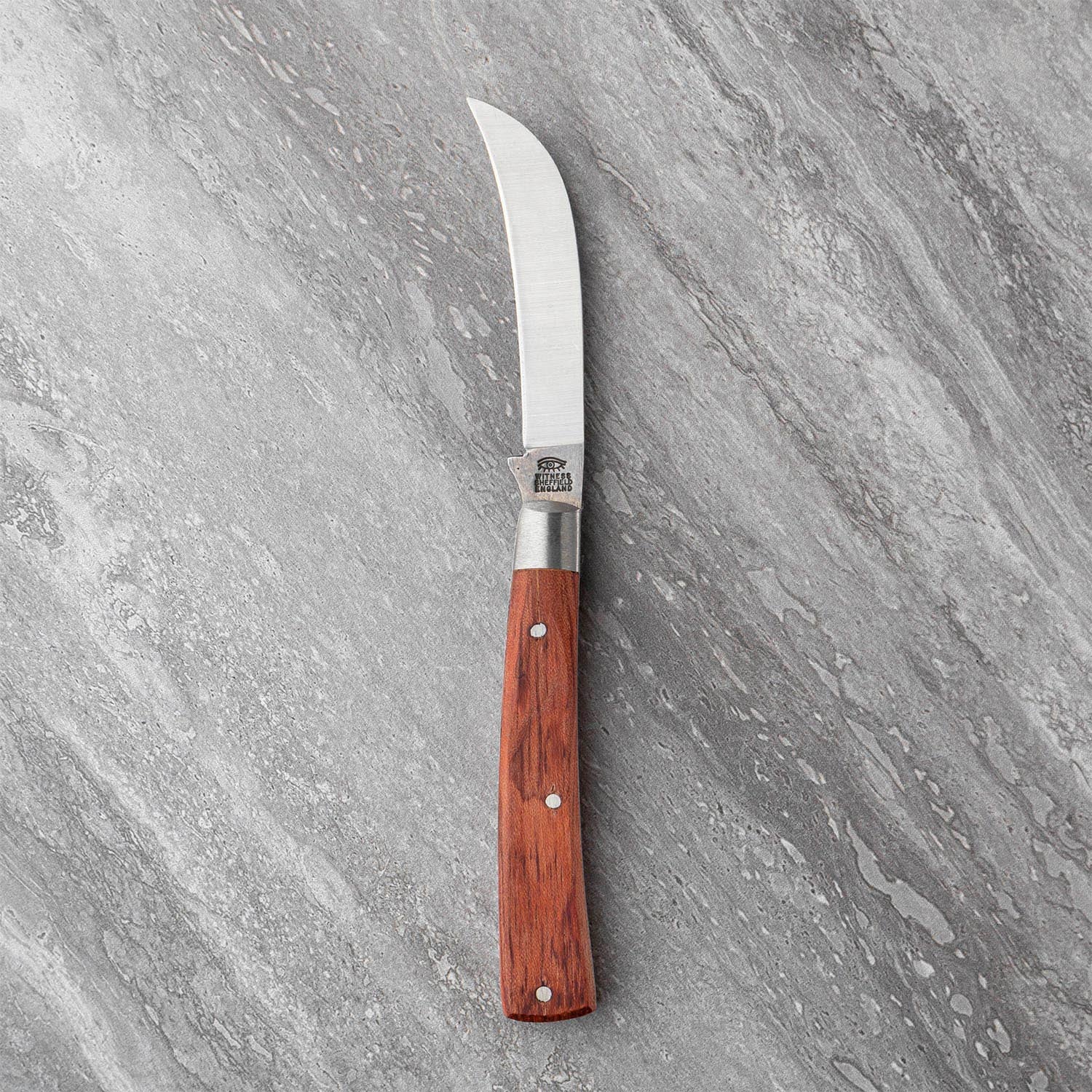 Taylors Eye Witness Sheffield Made Classic Hardwood 7cm Peach Pruner Pocket Knife