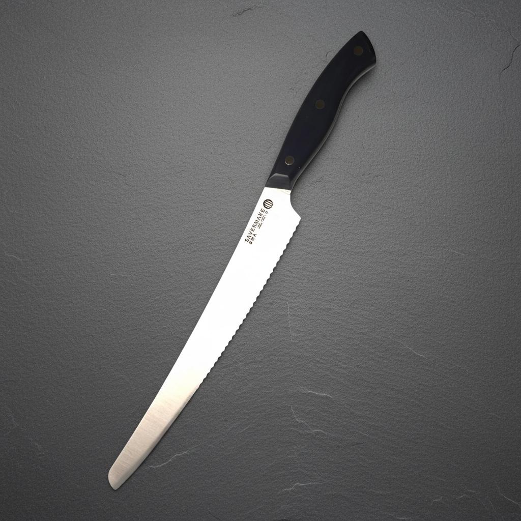 Savernake 26cm Bread Knife - Midnight Blue with Turquoise Liner
