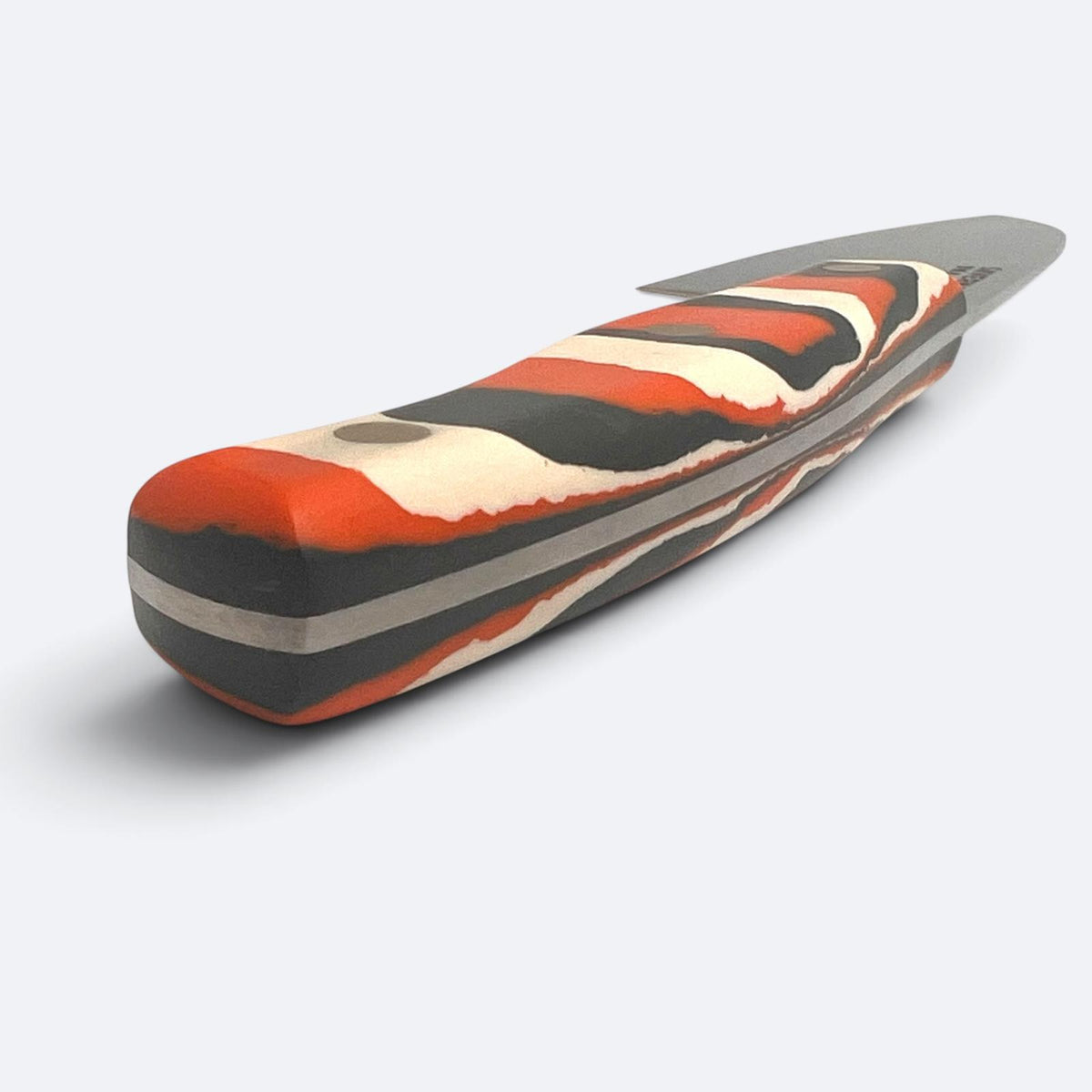 Savernake 11cm Bar Knife - Tide Handle - Arctic Anthracite and Orange