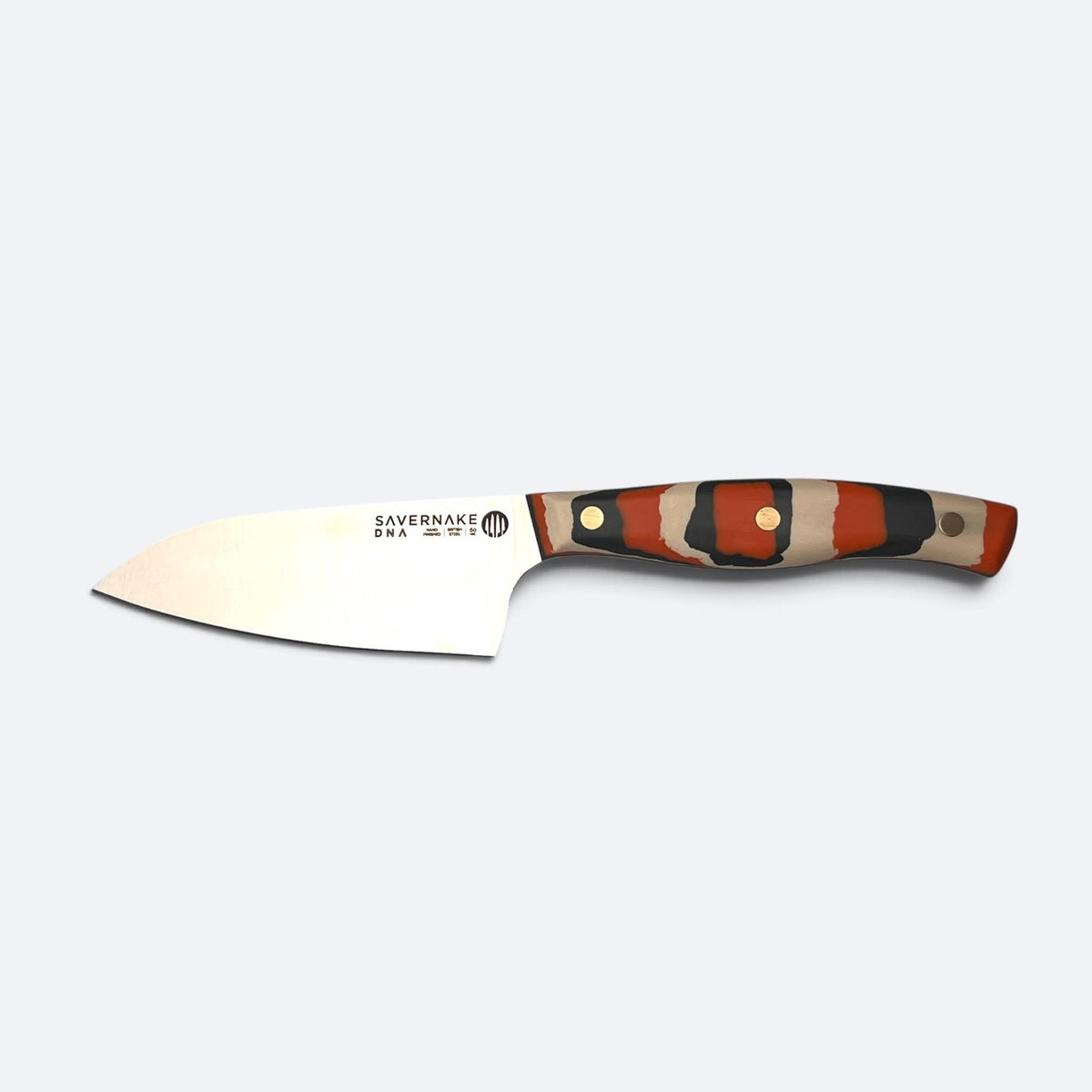 Savernake 11cm Bar Knife - Tide Handle - Arctic Anthracite and Orange