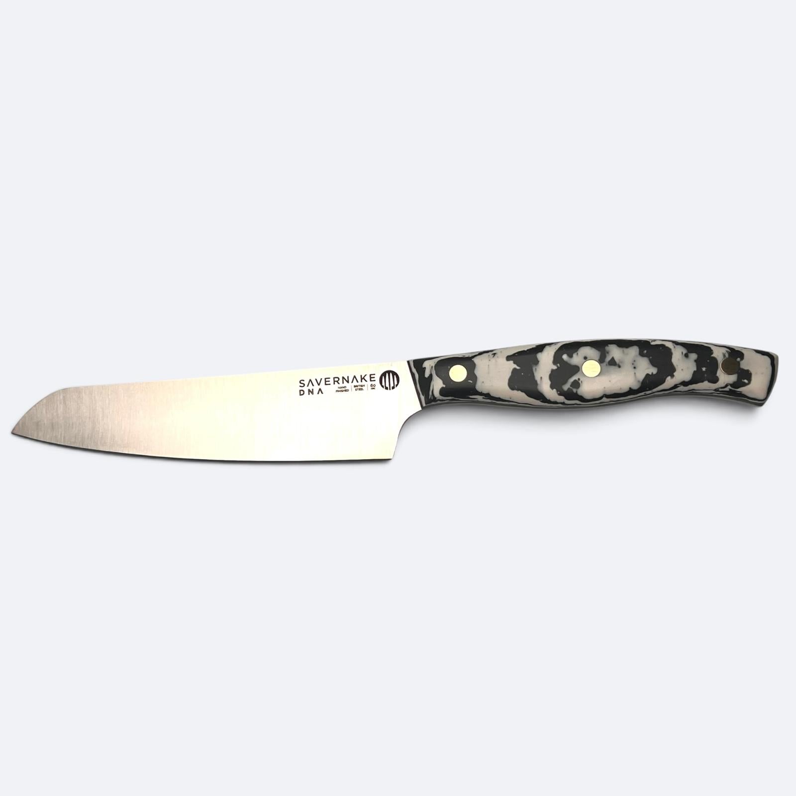 Savernake 12cm Utility Knife - Tide Handle Arctic and Anthracite