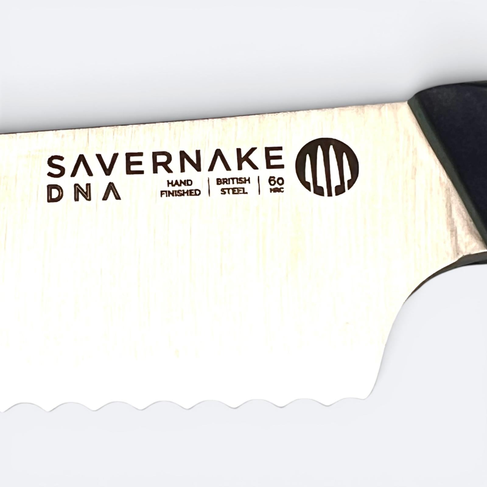 Savernake 26cm Bread Knife - Midnight Blue with Turquoise Liner