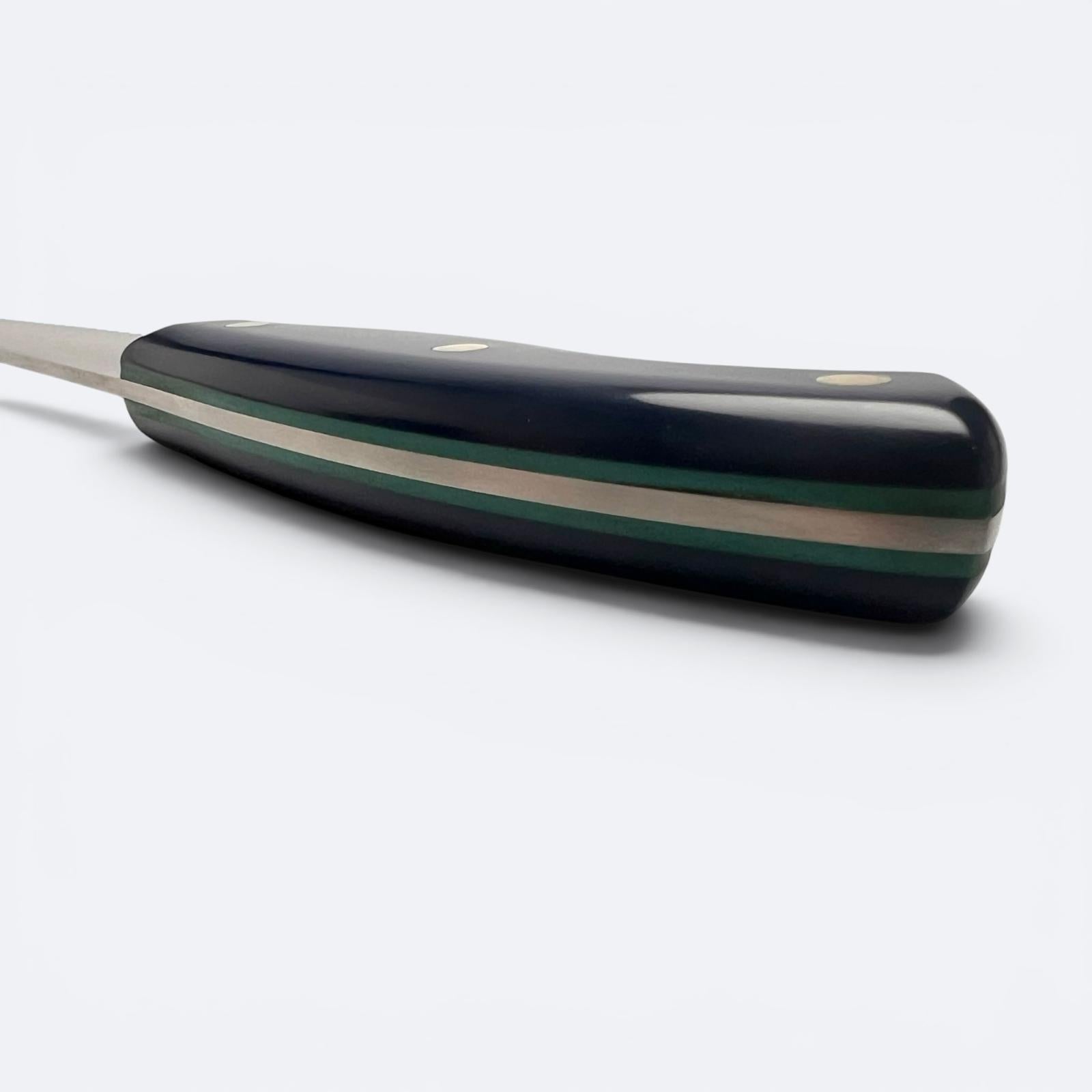 Savernake 26cm Bread Knife - Midnight Blue with Turquoise Liner