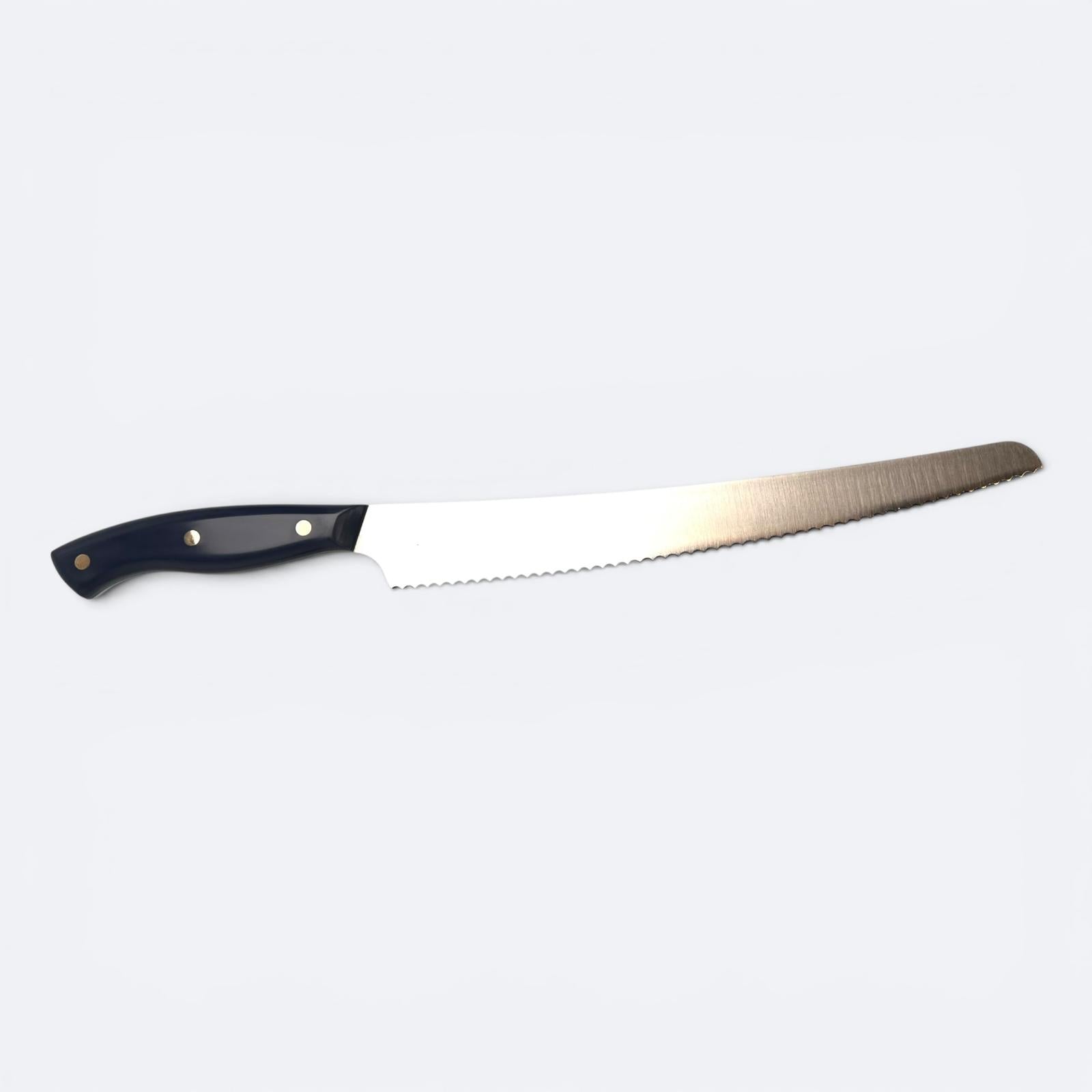 Savernake 26cm Bread Knife - Midnight Blue with Turquoise Liner