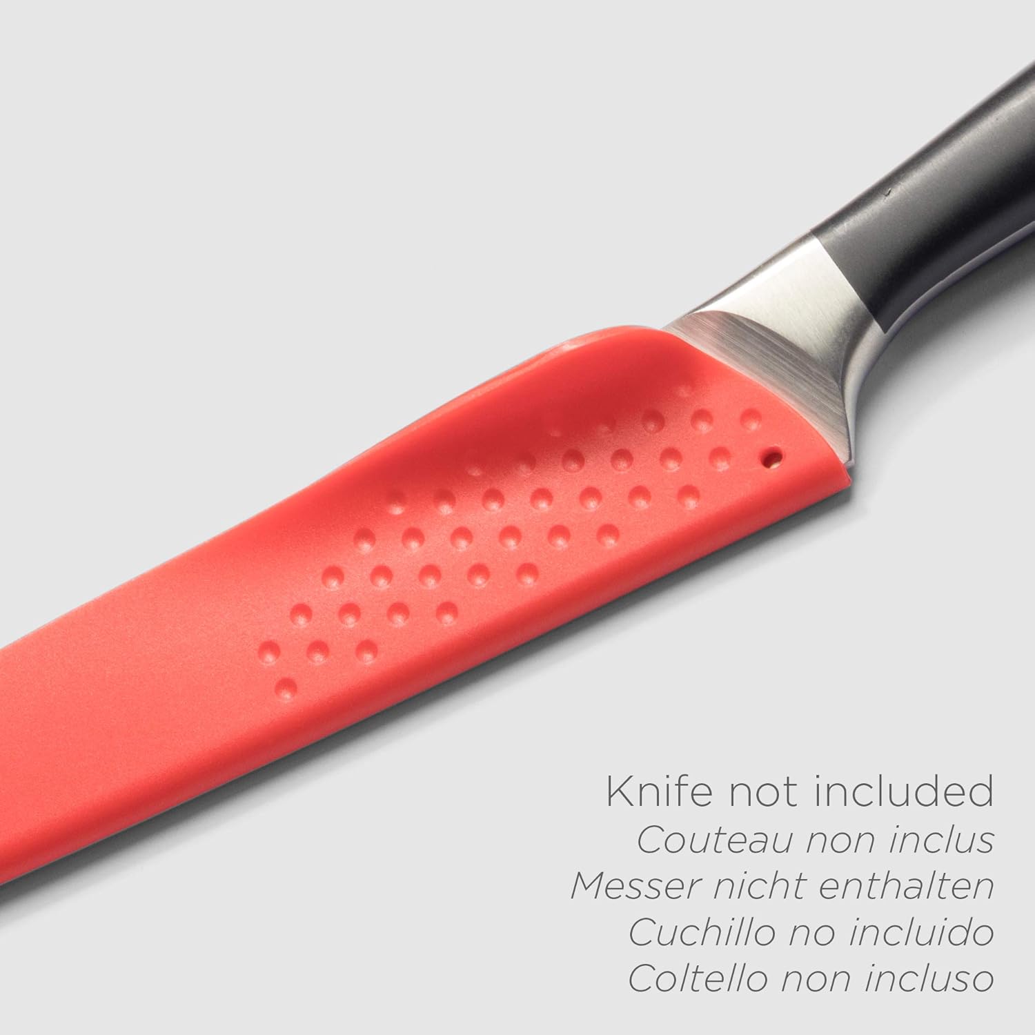 Nosh Universal Knife Guards - 3 Piece Samll Set Red
