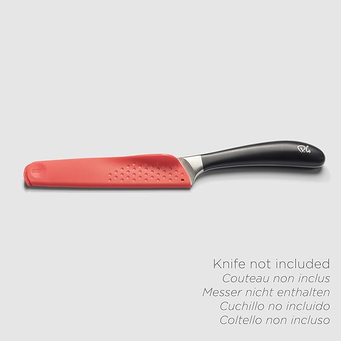 Nosh Universal Knife Guards - 3 Piece Samll Set Red