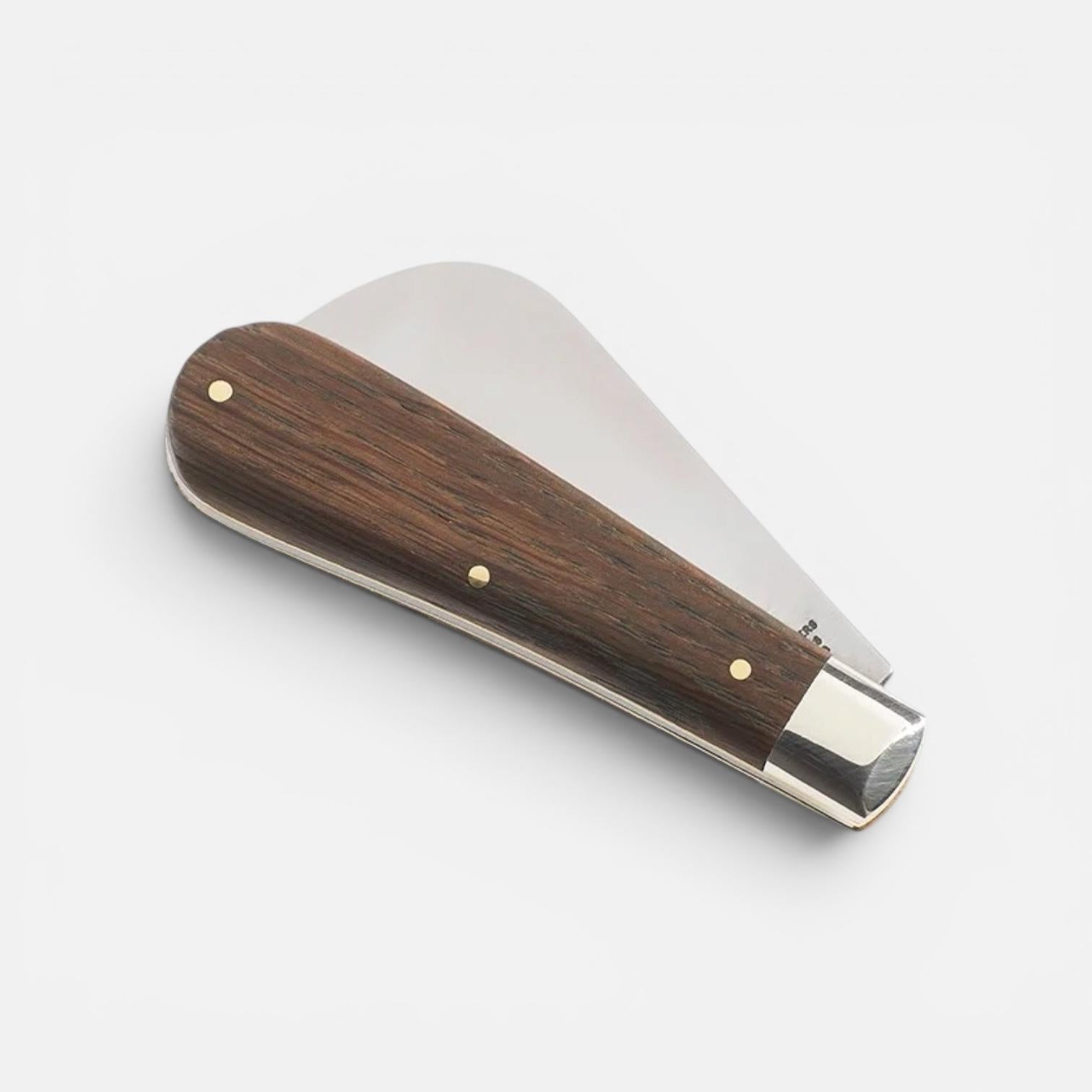 Joseph Rodgers Pruner Pocket Knife with Solid Dark Oak Scales