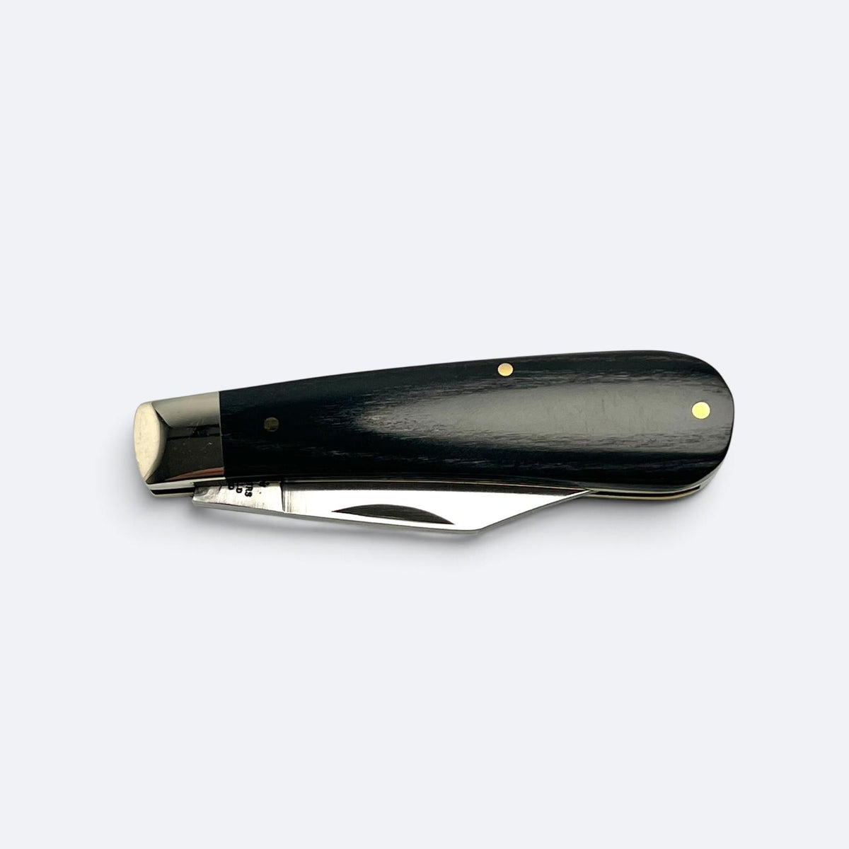Joseph Rodgers Clip Point Pocket Knife Matt Blade Laminated Blackwood Scales