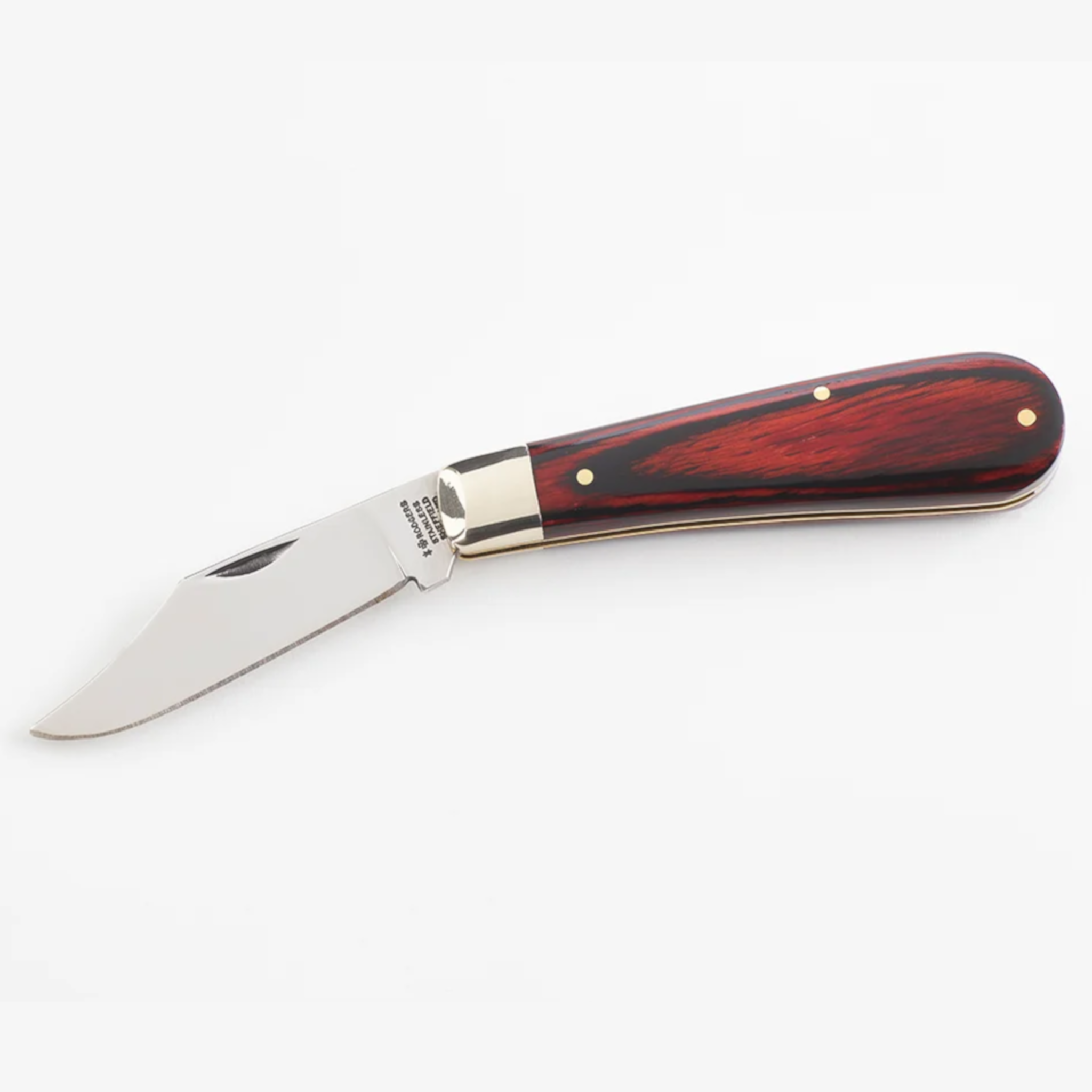 Joseph Rodgers Clip Point Pocket Knife with Laminated Rosewood Scales 55mm