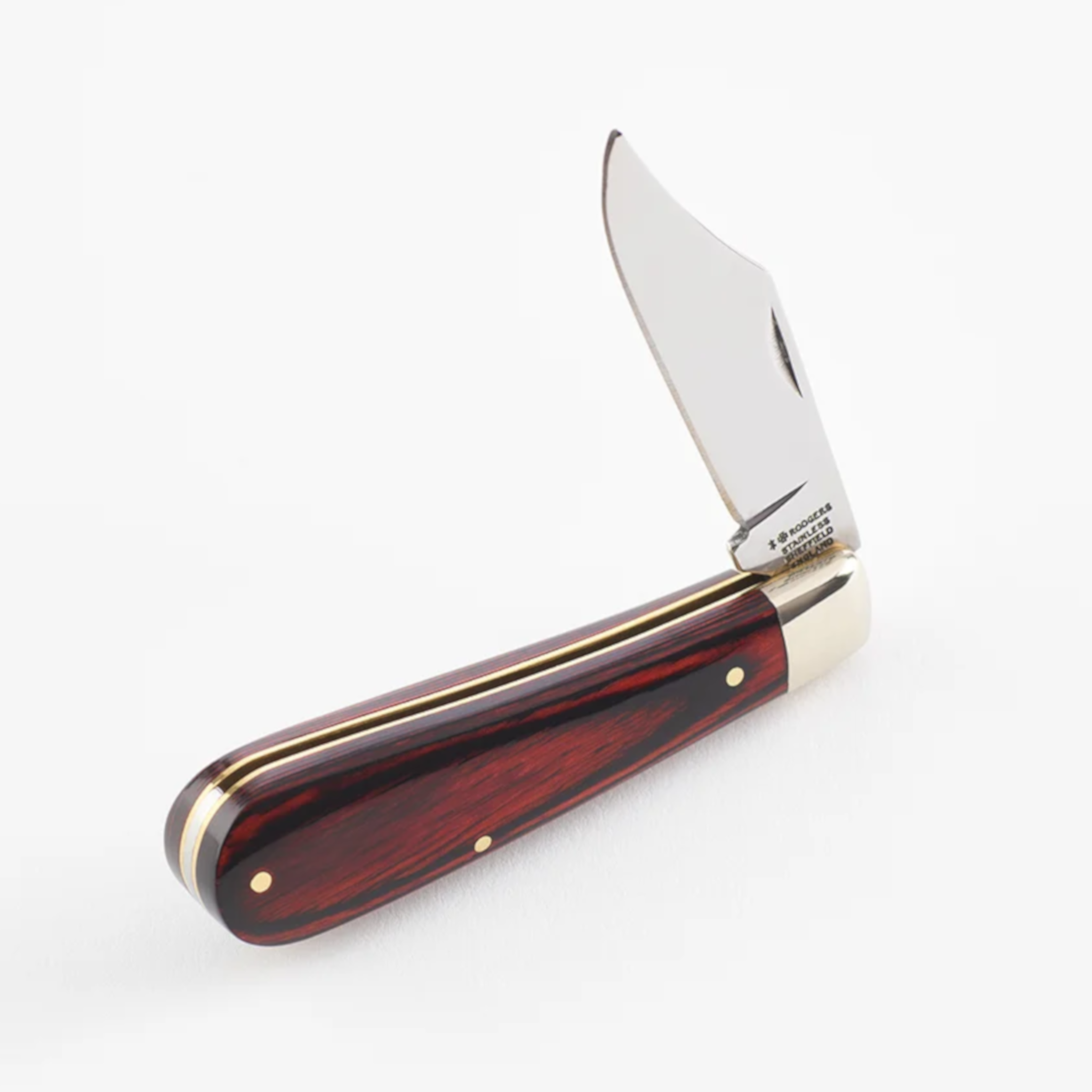 Joseph Rodgers Clip Point Pocket Knife with Laminated Rosewood Scales 55mm
