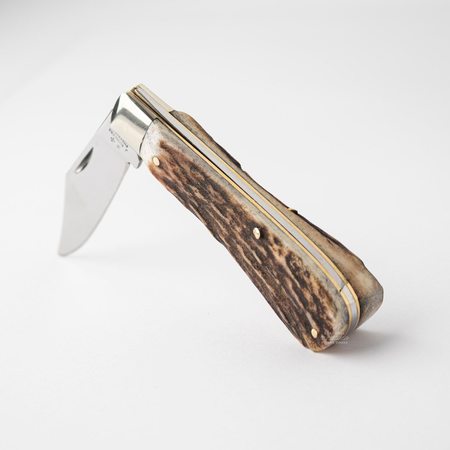 Joseph Rodgers Clip Point Pocket Knife Stag Scales