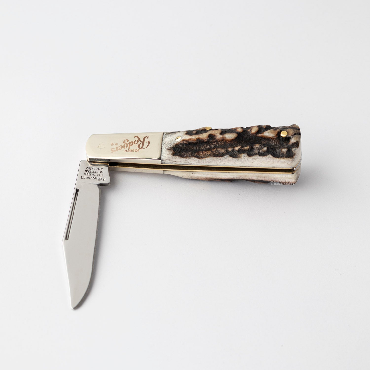 Joseph Rodgers Barlow Pocket Knife Stag Scales