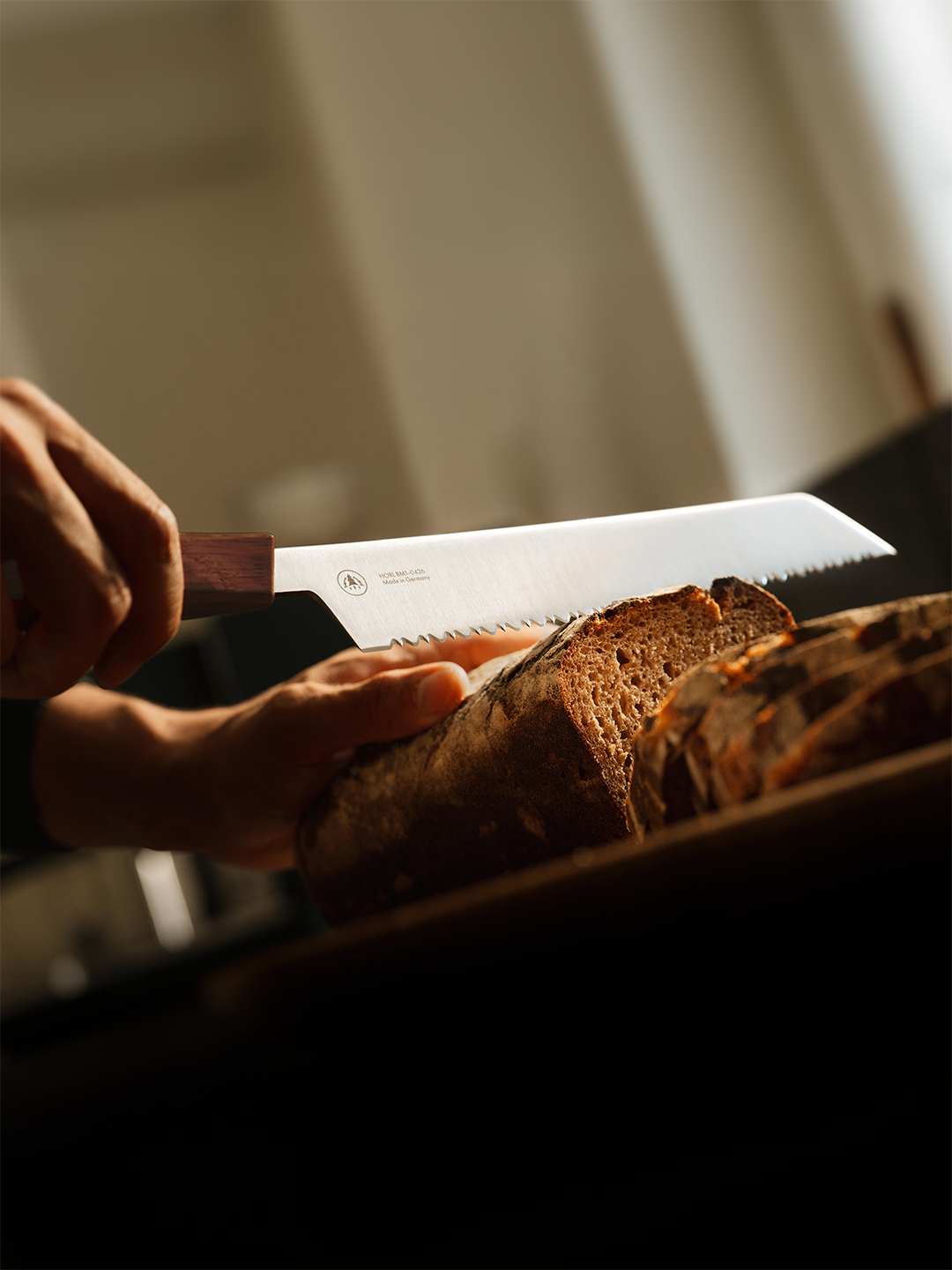 Horl Brotmesser Walnut Handle Bread Knife