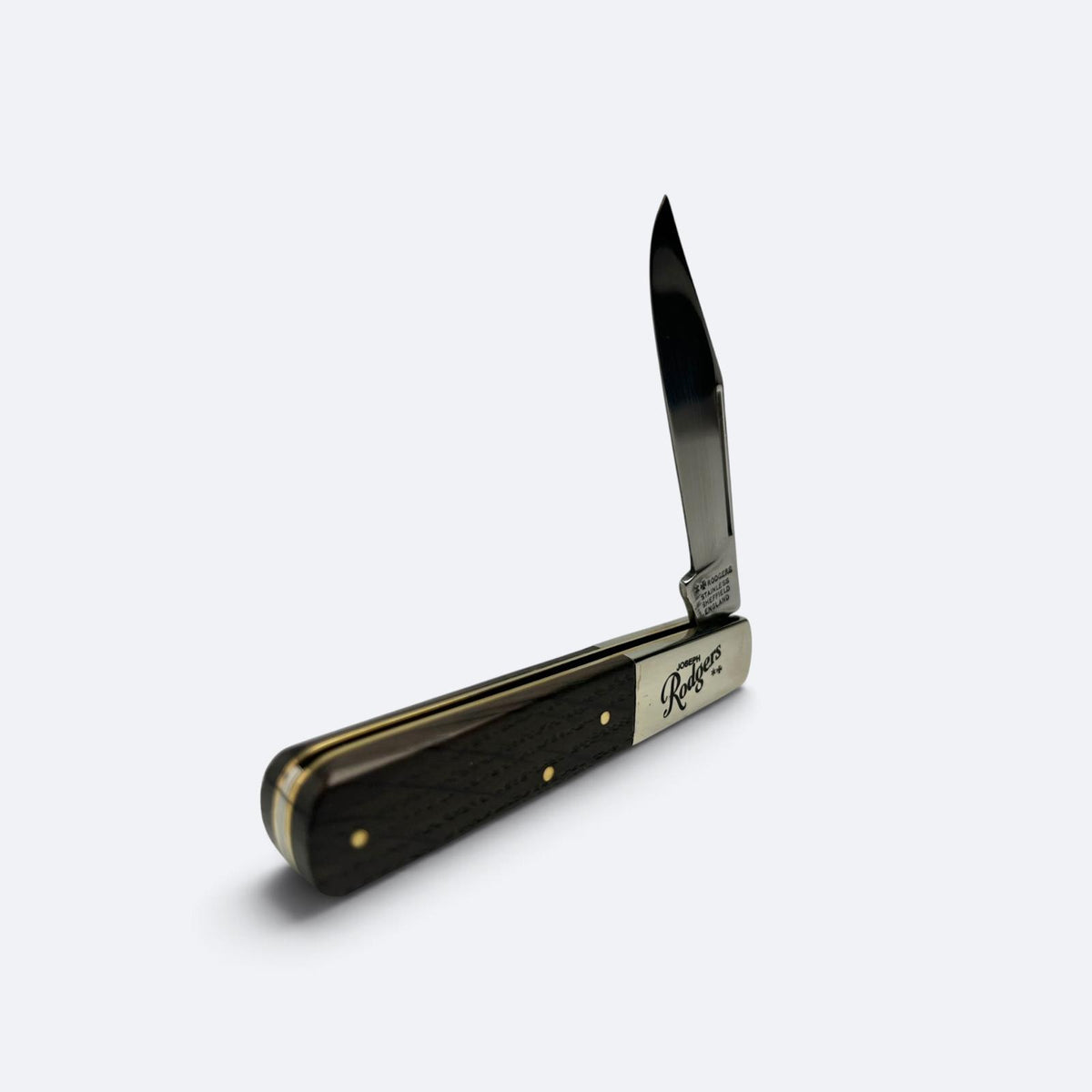 Joseph Rodgers Barlow Pocket Knife Polished Blade Dark Oak Scales