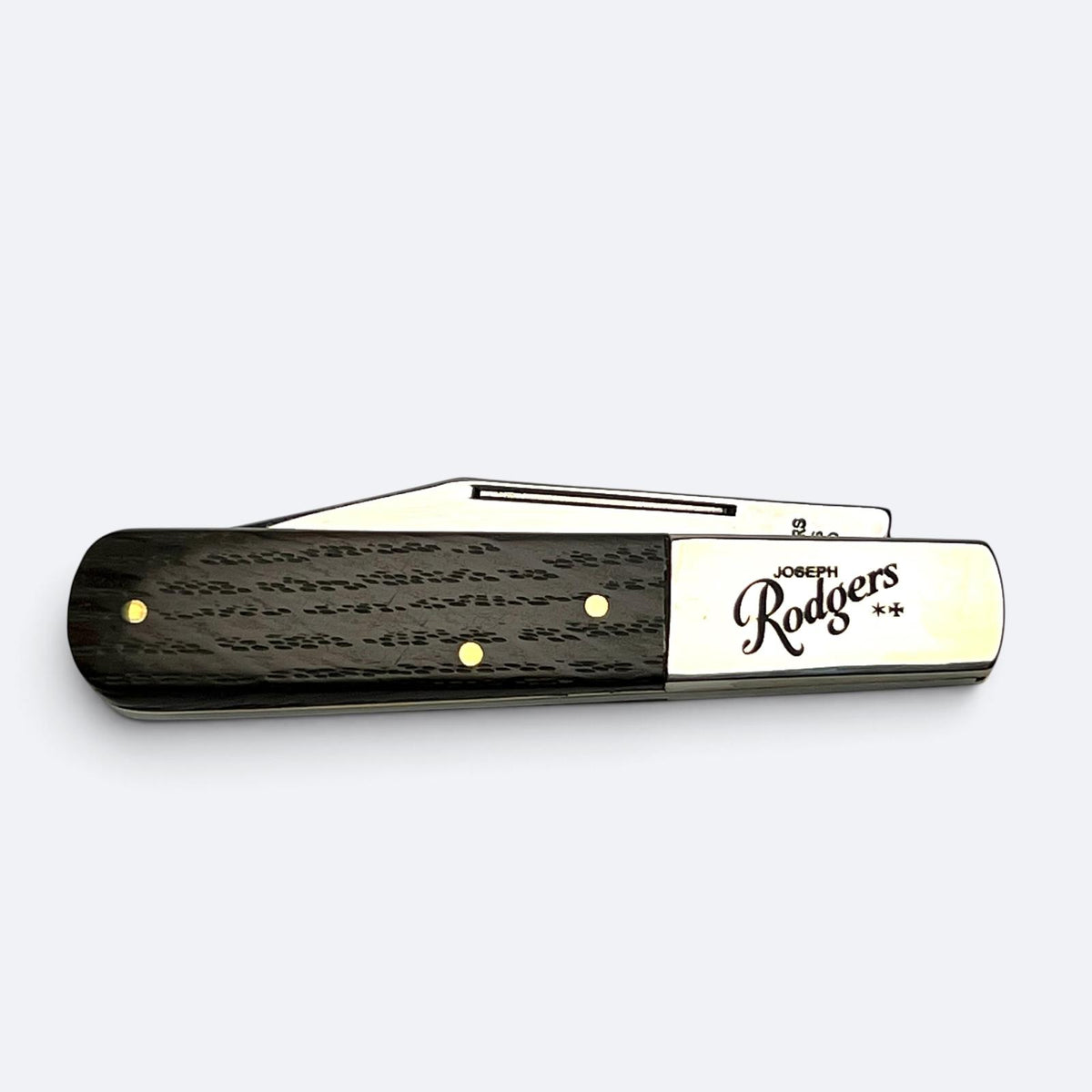 Joseph Rodgers Barlow Pocket Knife Polished Blade Dark Oak Scales