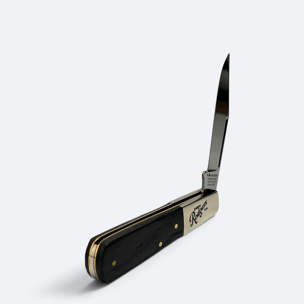 Joseph Rodgers Barlow Pocket Knife Polished Blade Dark Oak Scales