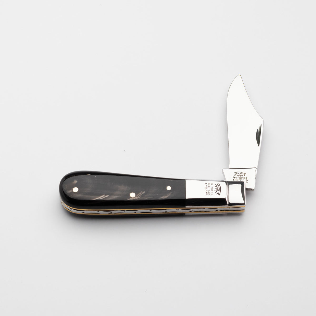 Taylors Eye Witness Premier Collection - Single Blade Buffalo Horn Worked Back