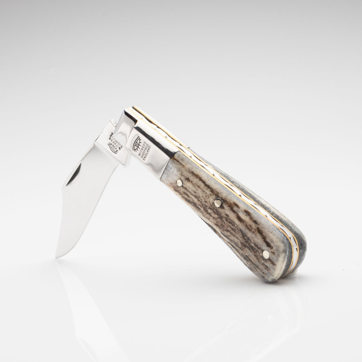 Taylors Eye Witness Premier Collection - Single Blade Barlow Stag Scales Worked Back