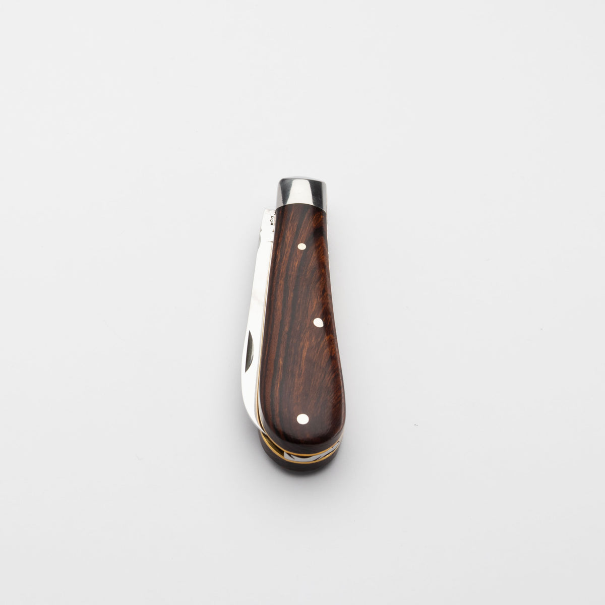 Taylors Eye Witness Premier Collection - Single Blade Lambfoot Blade Ironwood Scales Worked Back Spring