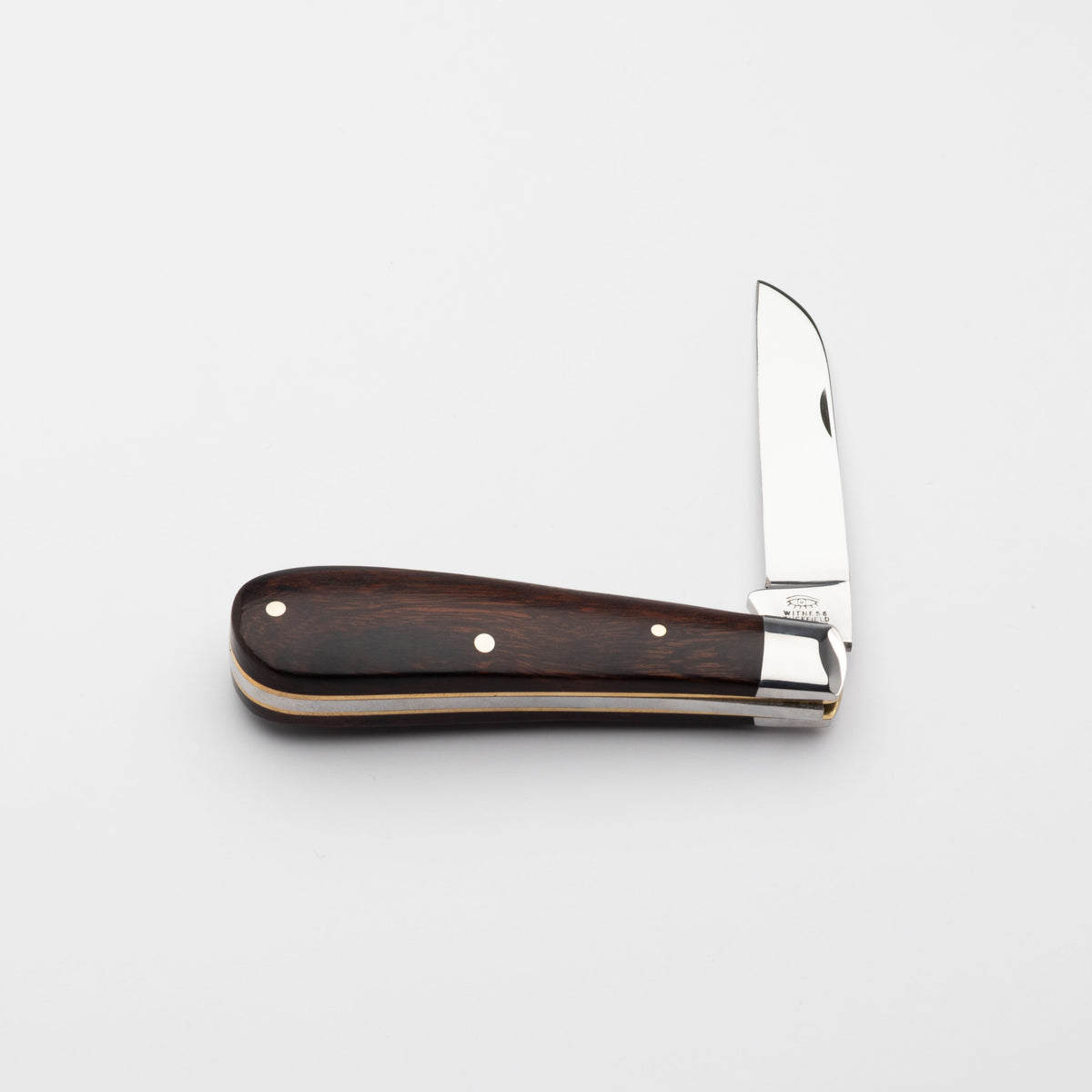 Taylors Eye Witness Premier Collection - Single Blade Lambfoot Blade Ironwood Scales Plain Back Spring