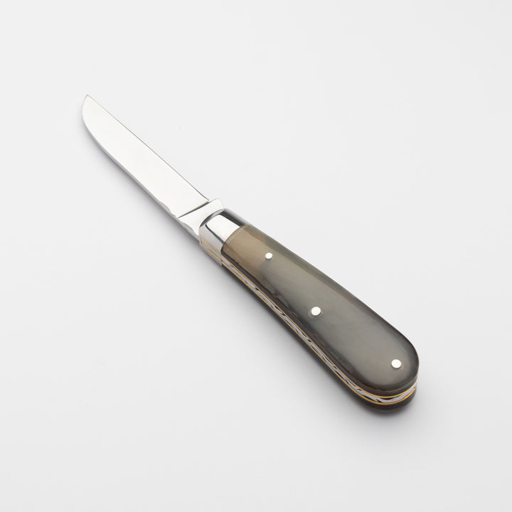Taylors Eye Witness Premier Collection - Single Blade Lambfoot Blade Oxhorn Scales Worked Back