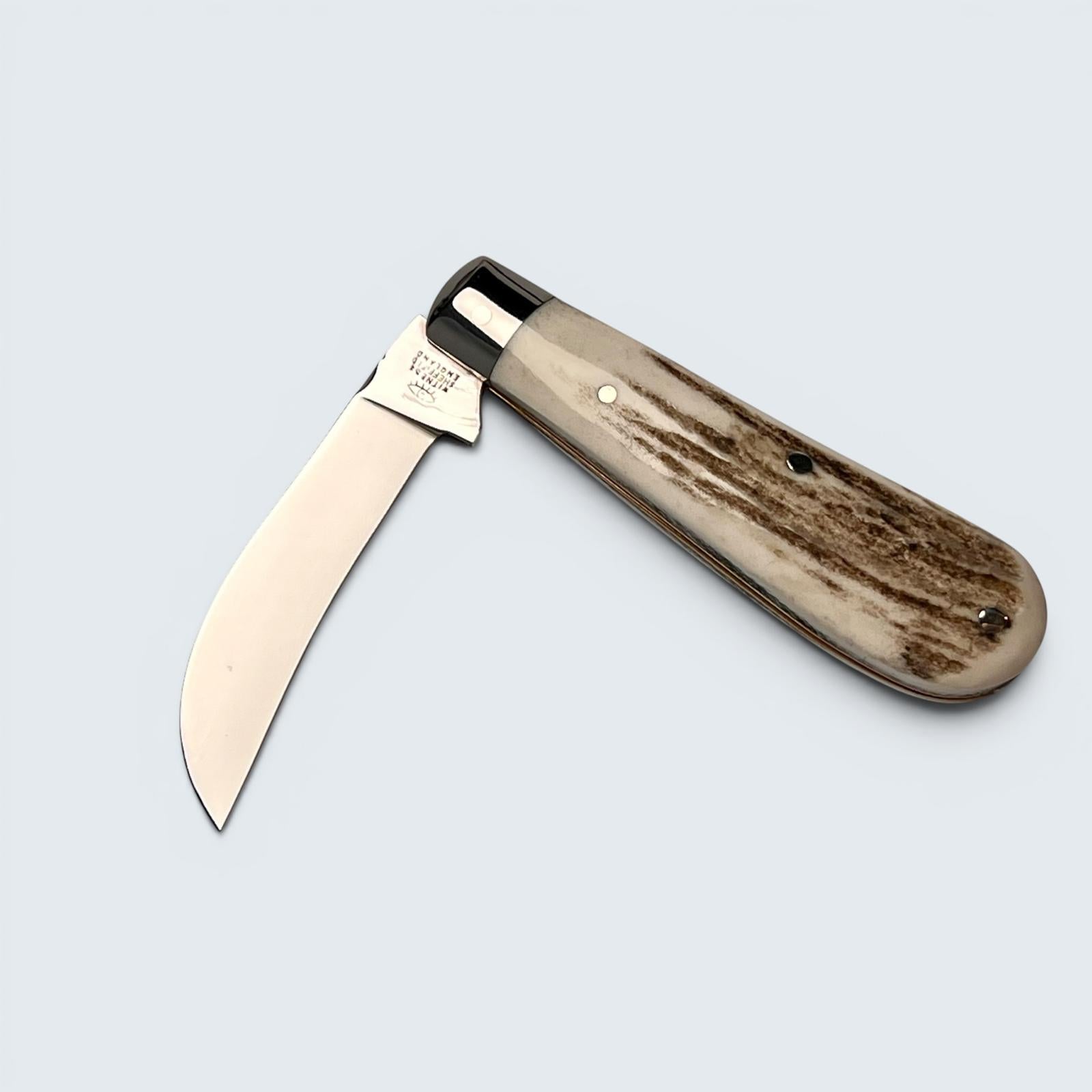 Premier Collection Peach Pruning Knife with Stag Antler Scales