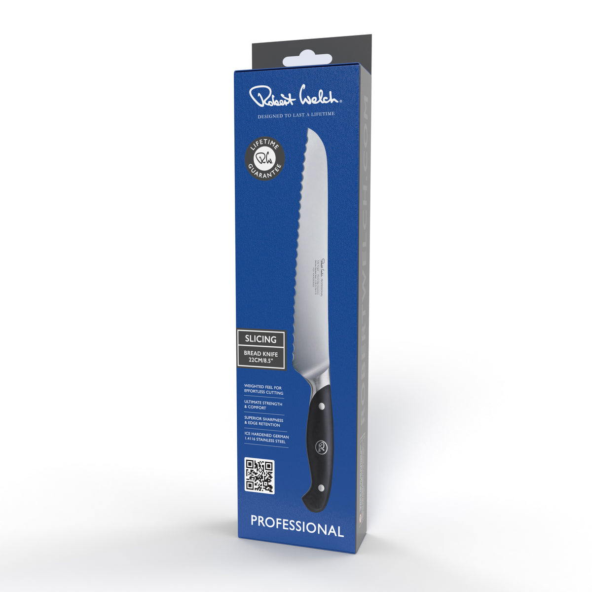 Robert Welch Professional V Bread Knife 22cm/ 8.5"