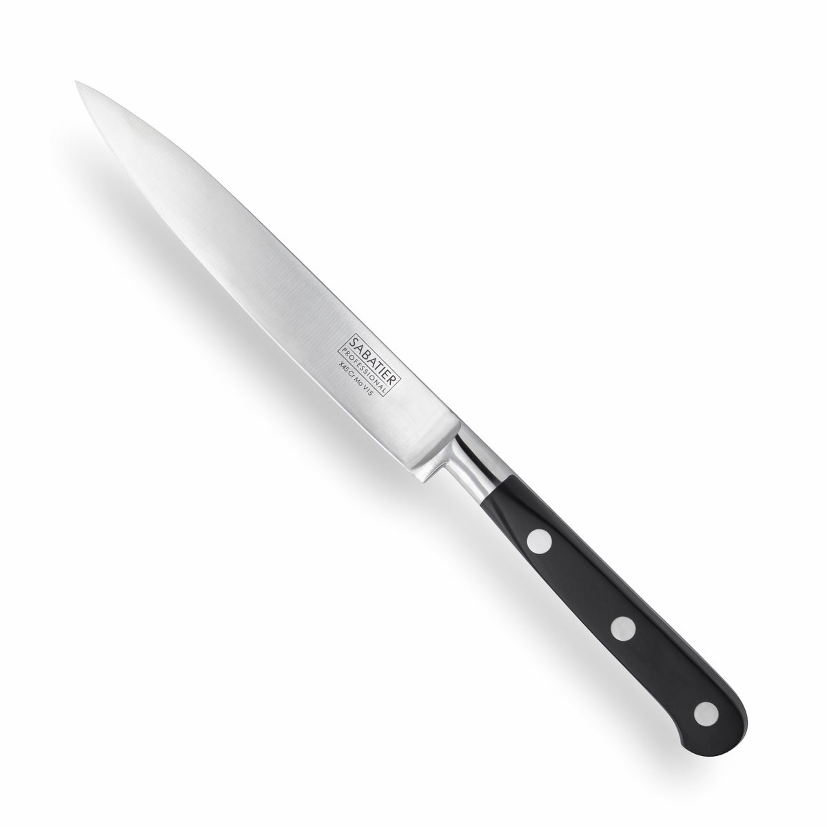 Sabatier Professional 6 Piece Bundle - 5 Piece Knife set with Stainless Steel Magnetic Knife Rack