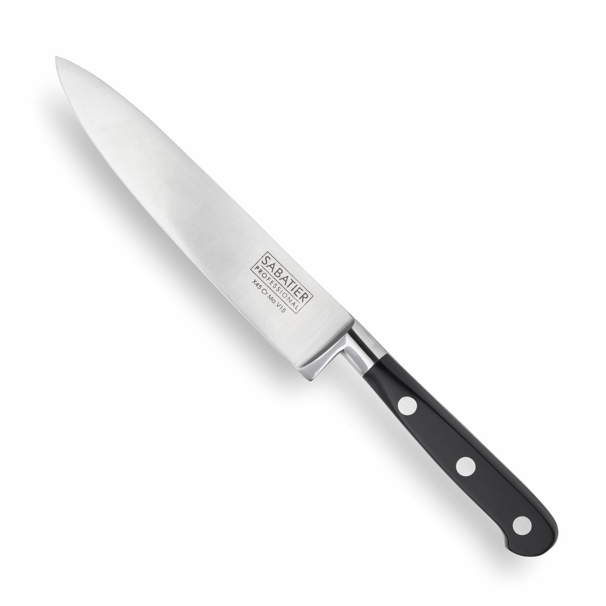 Sabatier Professional 6 Piece Bundle - 5 Piece Knife set with Stainless Steel Magnetic Knife Rack