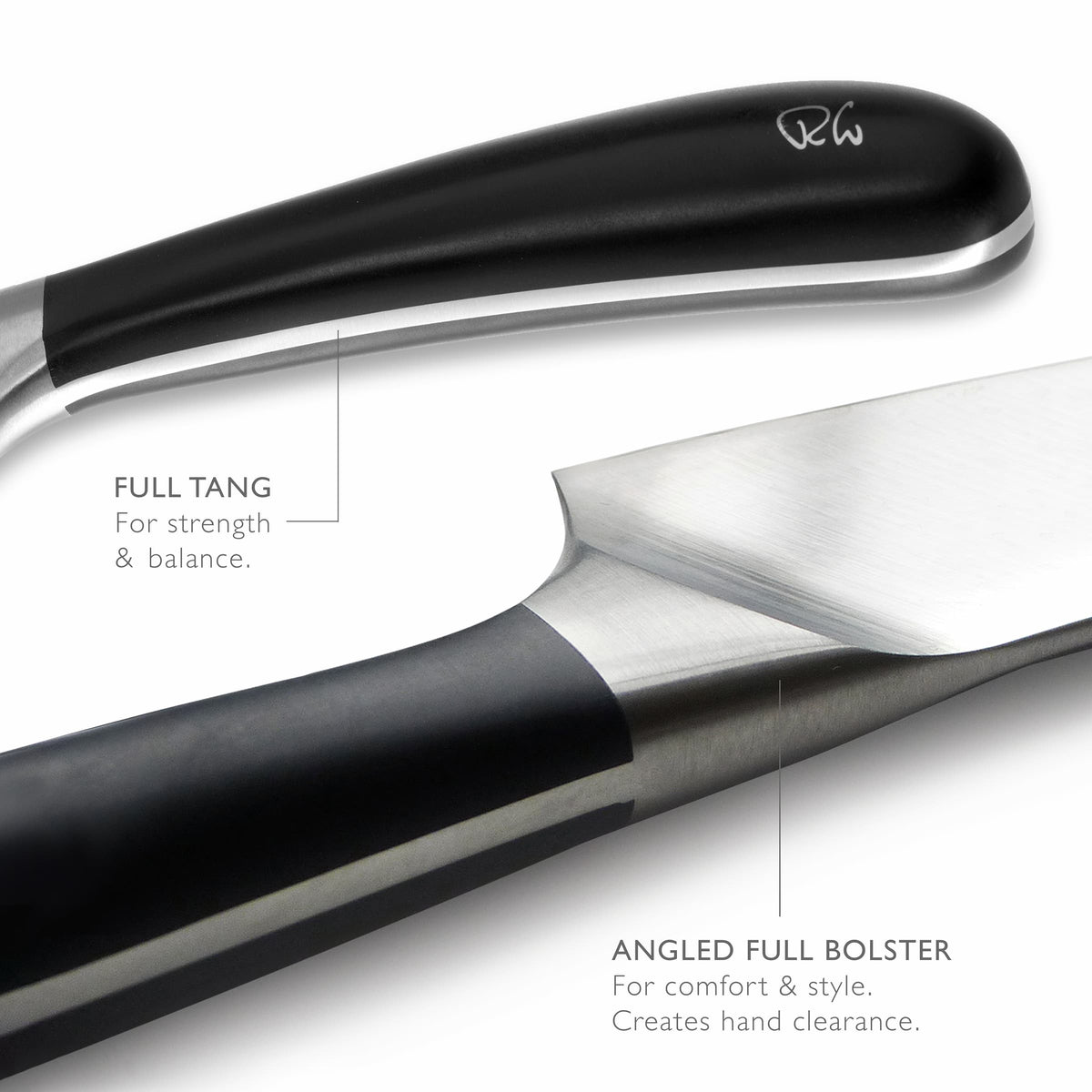 Robert Welch 11cm Signature Santoku Knife with Scalloped Blade