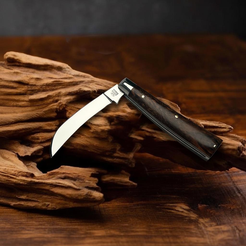 Taylors Eye Witness Premier Collection Peach Pruner Ironwood Scales Plain Back
