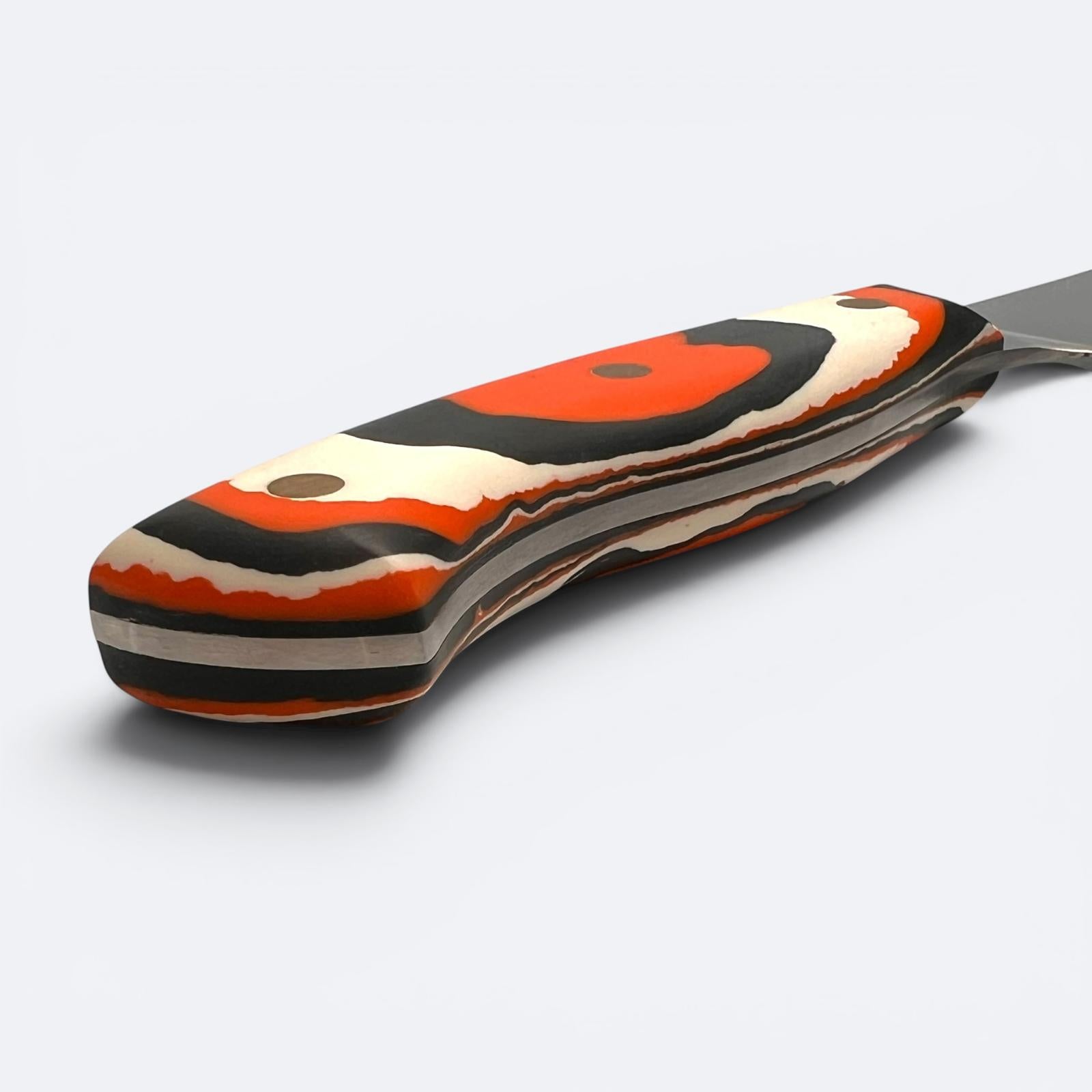 Savernake 26cm Carving Knife - Tide Handle - Arctic Anthracite and Orange