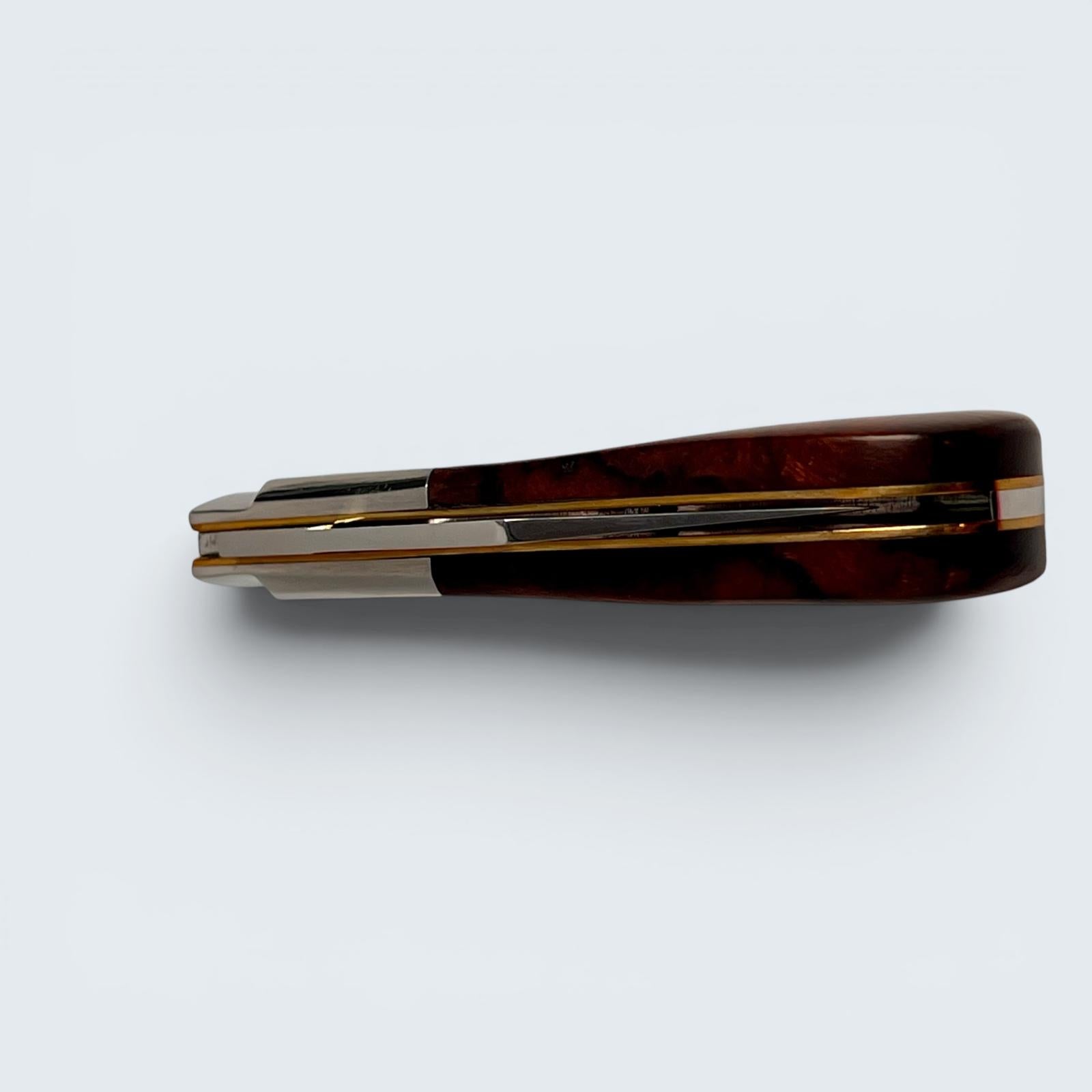 Taylors Eye Witness Premier Collection - Single Blade Desert Ironwood Plain Back
