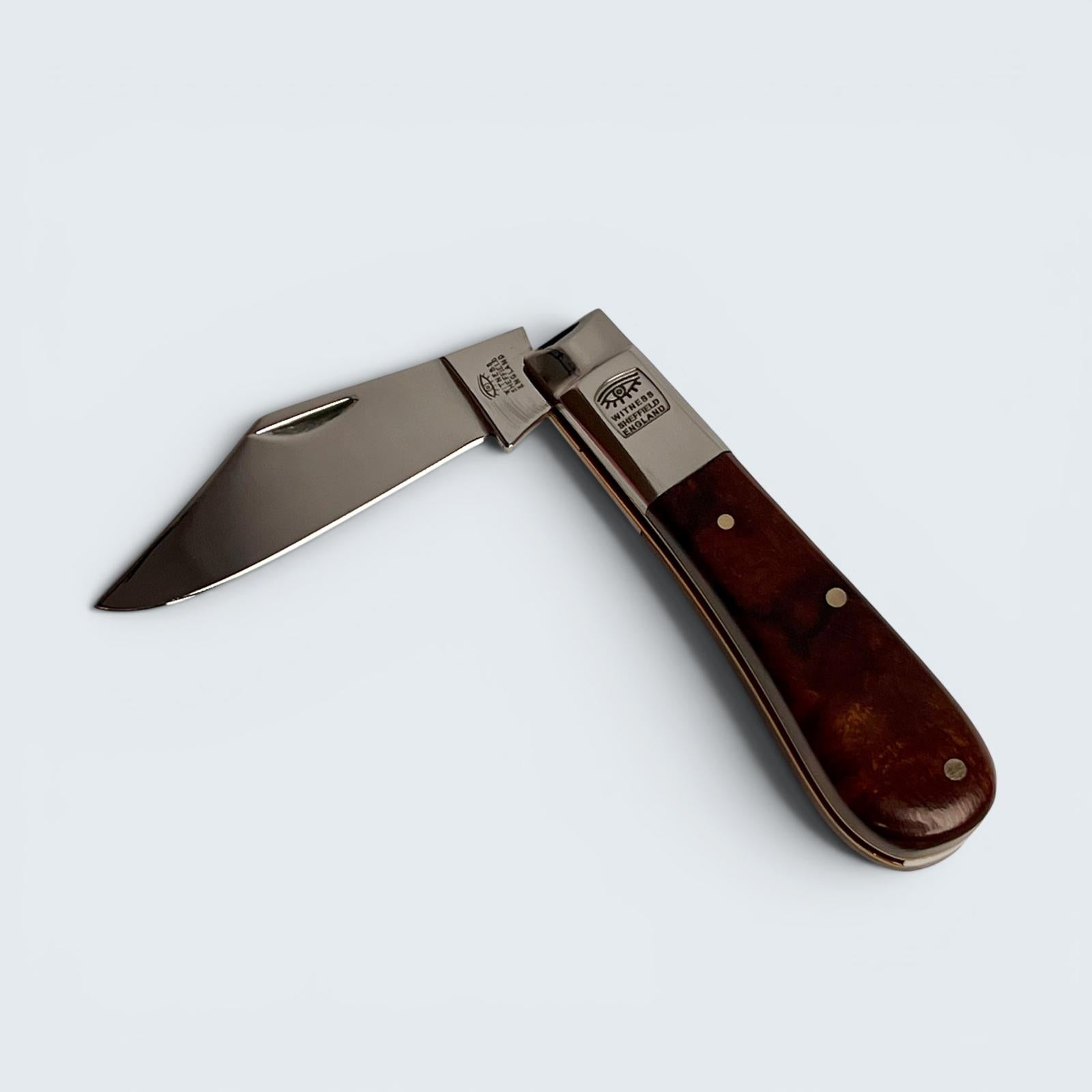 Taylors Eye Witness Premier Collection - Single Blade Desert Ironwood Plain Back