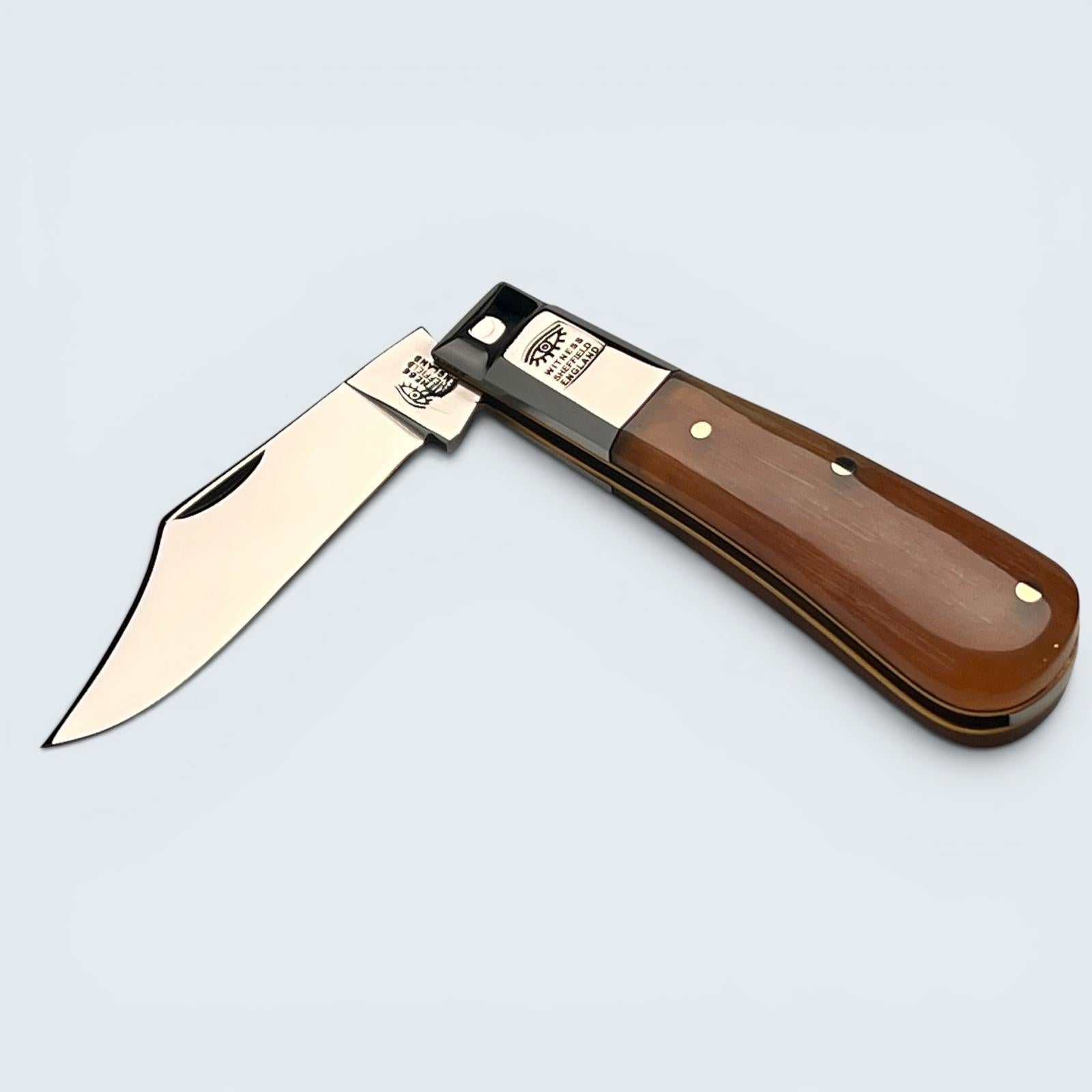 Taylors Eye Witness Premier Collection - Single Blade Ramshorn Plain Back