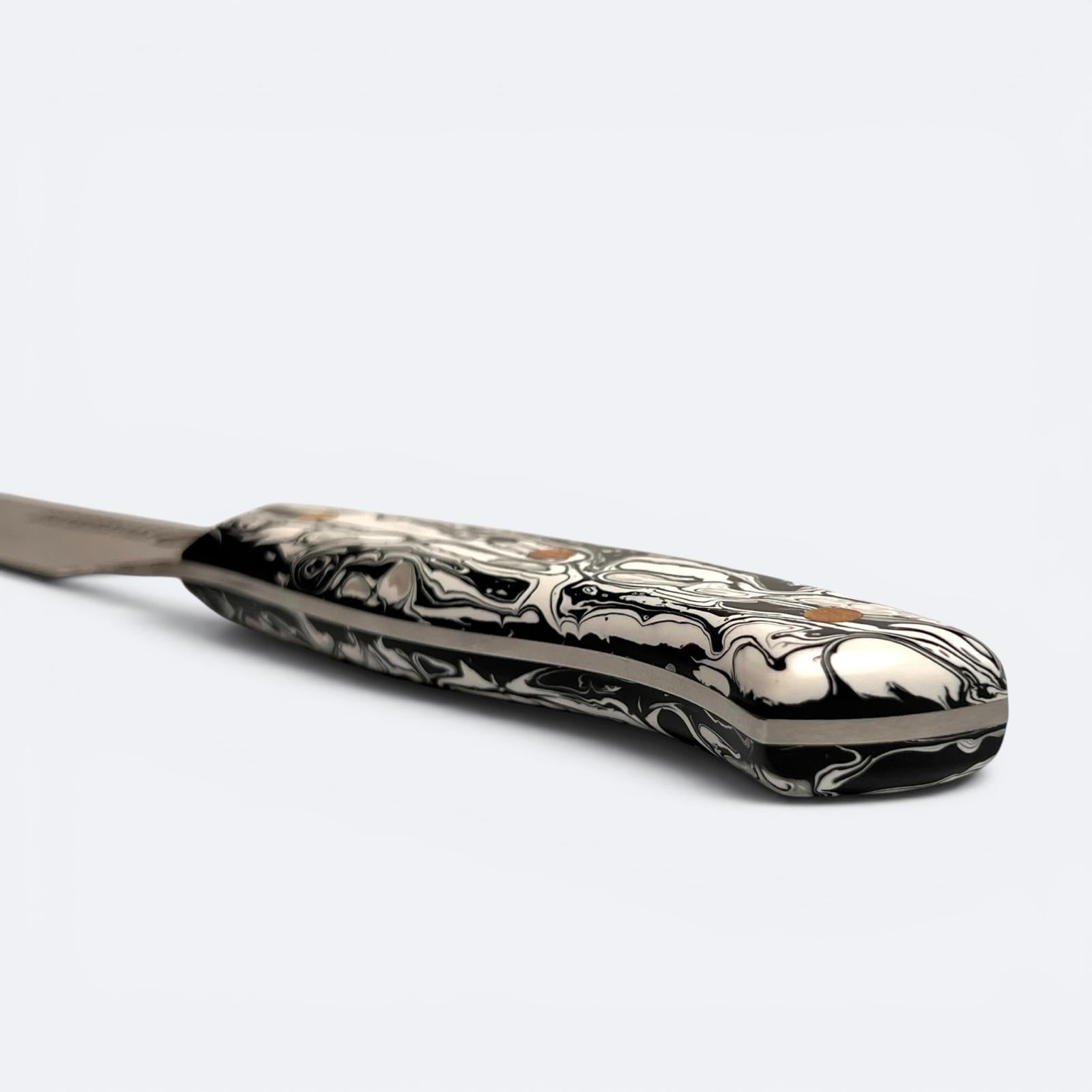 Savernake 26cm Carving Knife - Marble Handle - Arctic and Anthracite