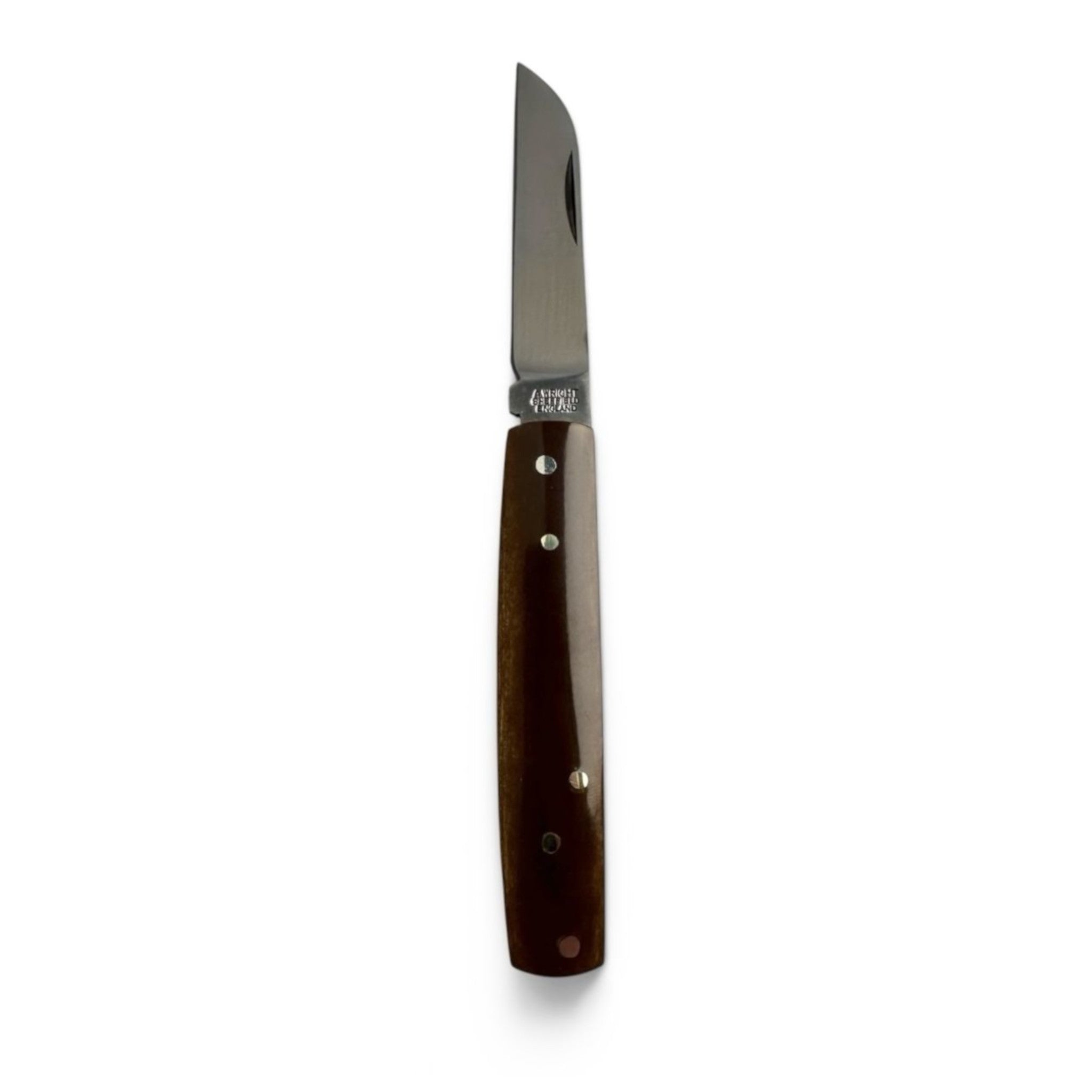 Arthur Wrights Barber Sheepfoot Pocket Knife Tufnol Scales