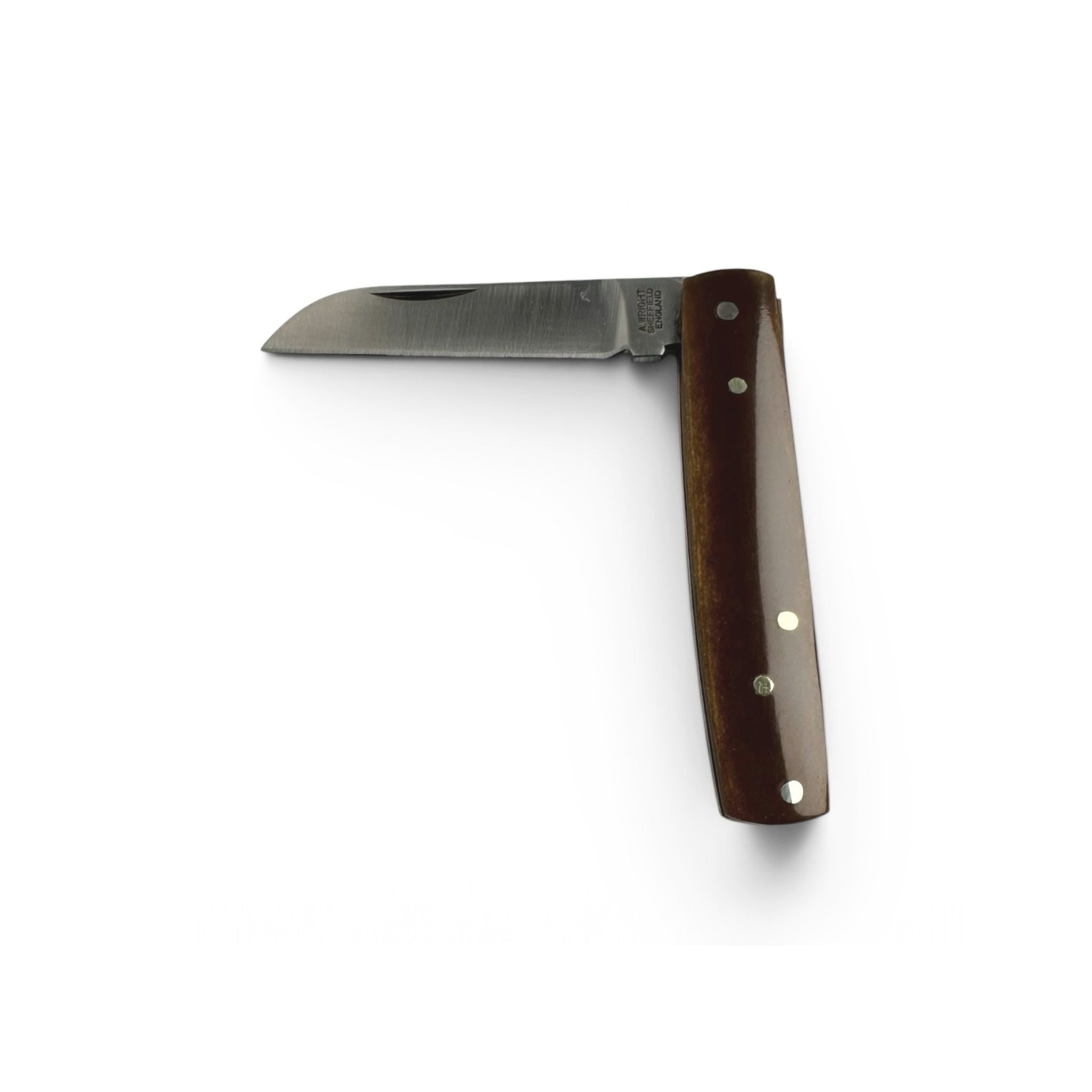 Arthur Wrights Barber Sheepfoot Pocket Knife Tufnol Scales
