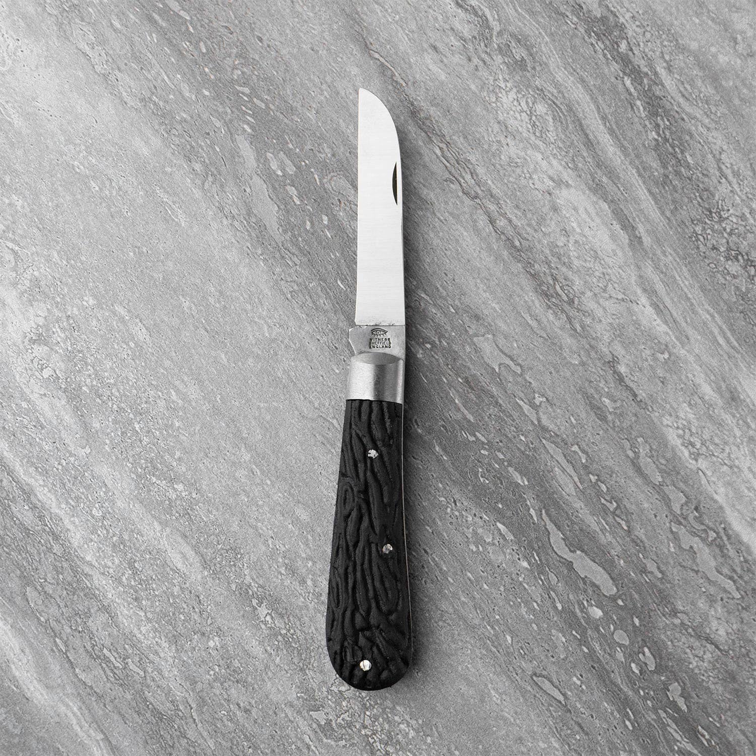 Taylors Eye Witness Farmer's 6cm Lambfoot Bolstered Pocket Knife Imitation Stag