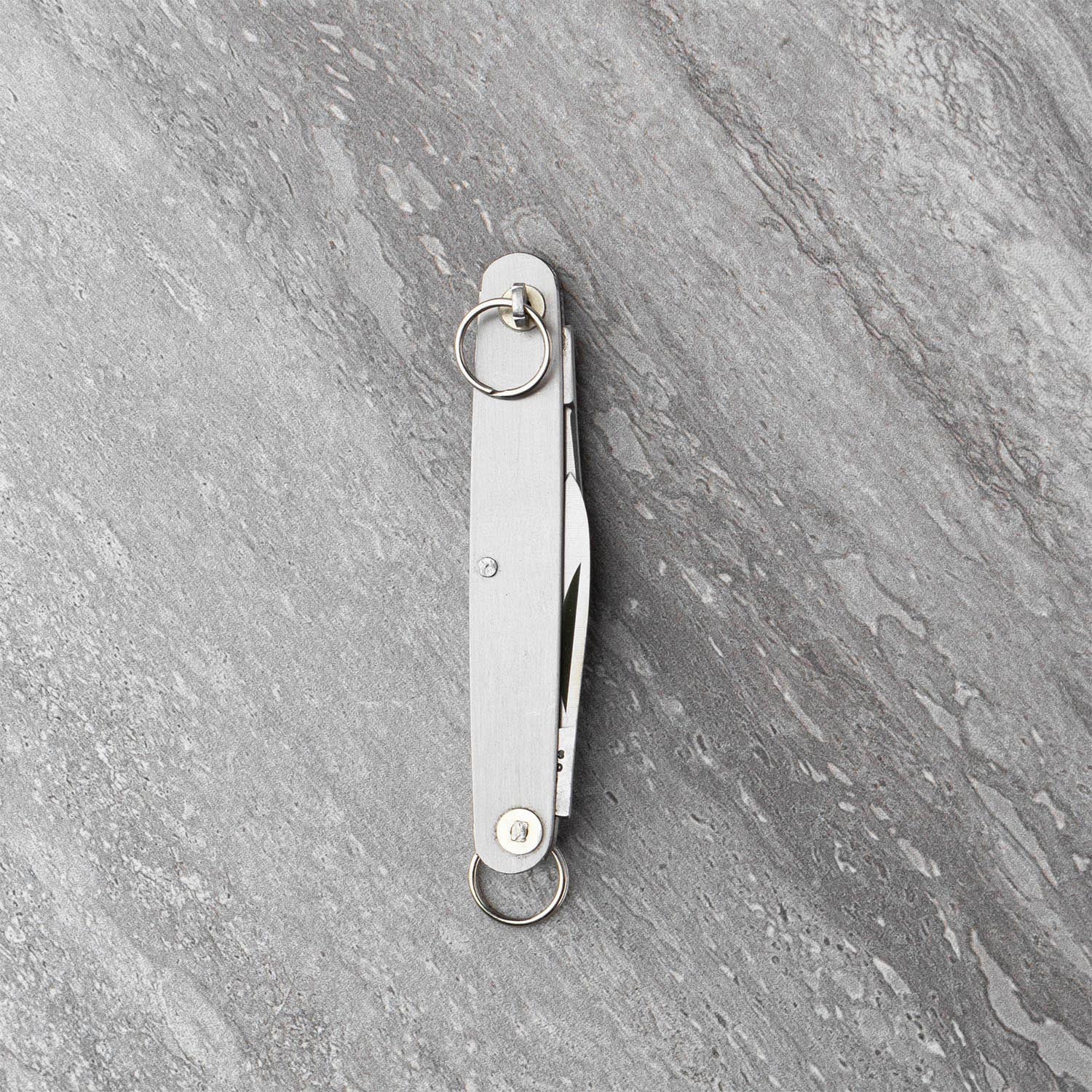 Taylors Eye Witness Sheffield Made All Stainless Steel Twin Blade Ring-Opening Penknife