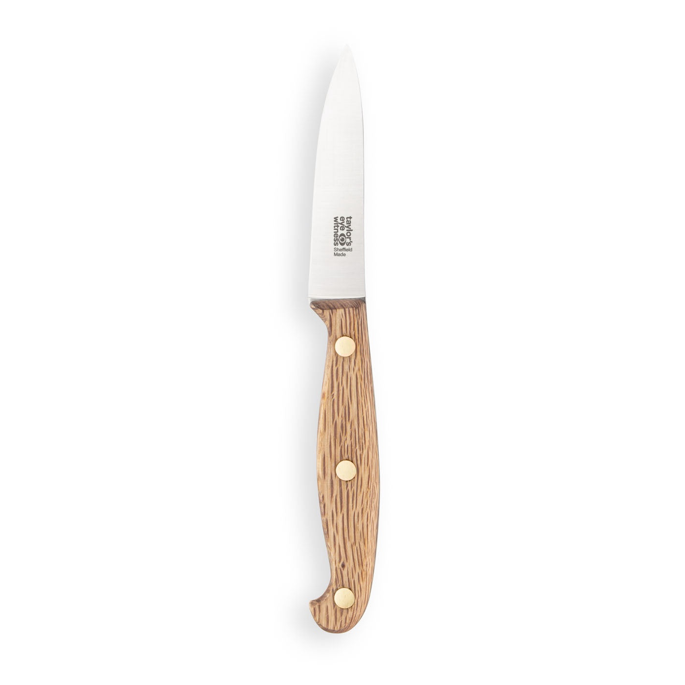 Taylors Eye Witness 'Heritage Oak' Sheffield Made 8cm Vegetable Knife