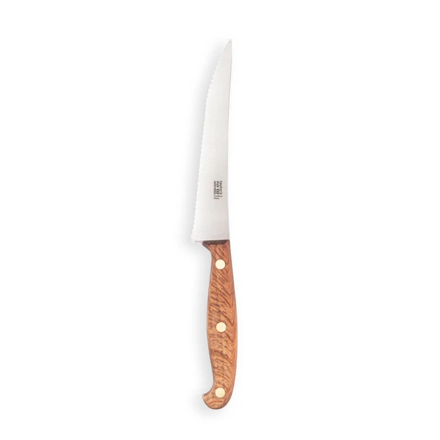 Taylors Eye Witness 'Heritage Oak' Sheffield Made 13cm Scalloped Utility Knife