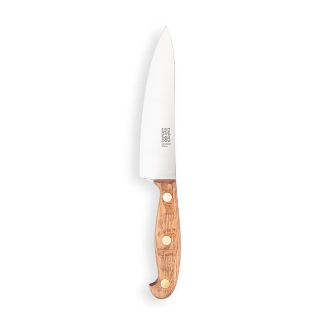 Taylors Eye Witness 'Heritage Oak' Sheffield Made 15cm Cook's Knife