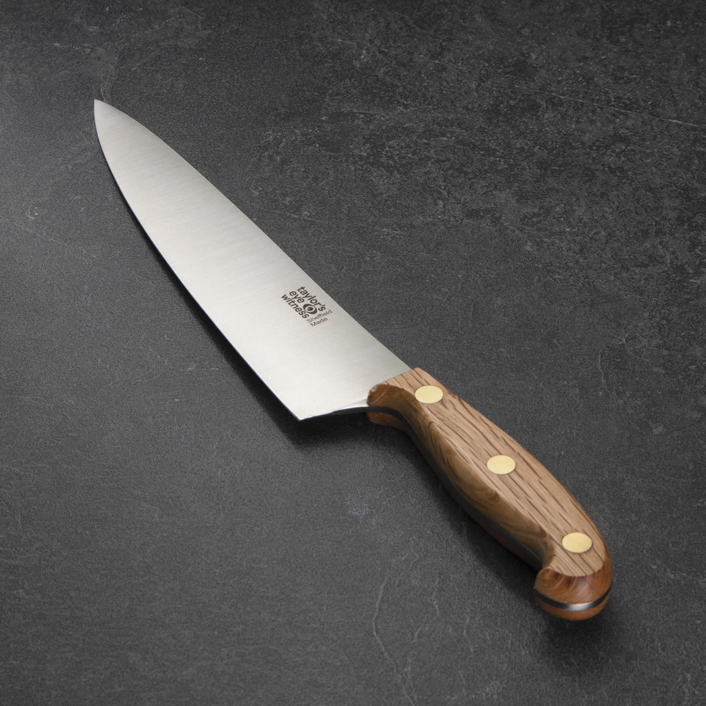 Taylors Eye Witness 'Heritage Oak' Sheffield Made 20cm Cook's Knife