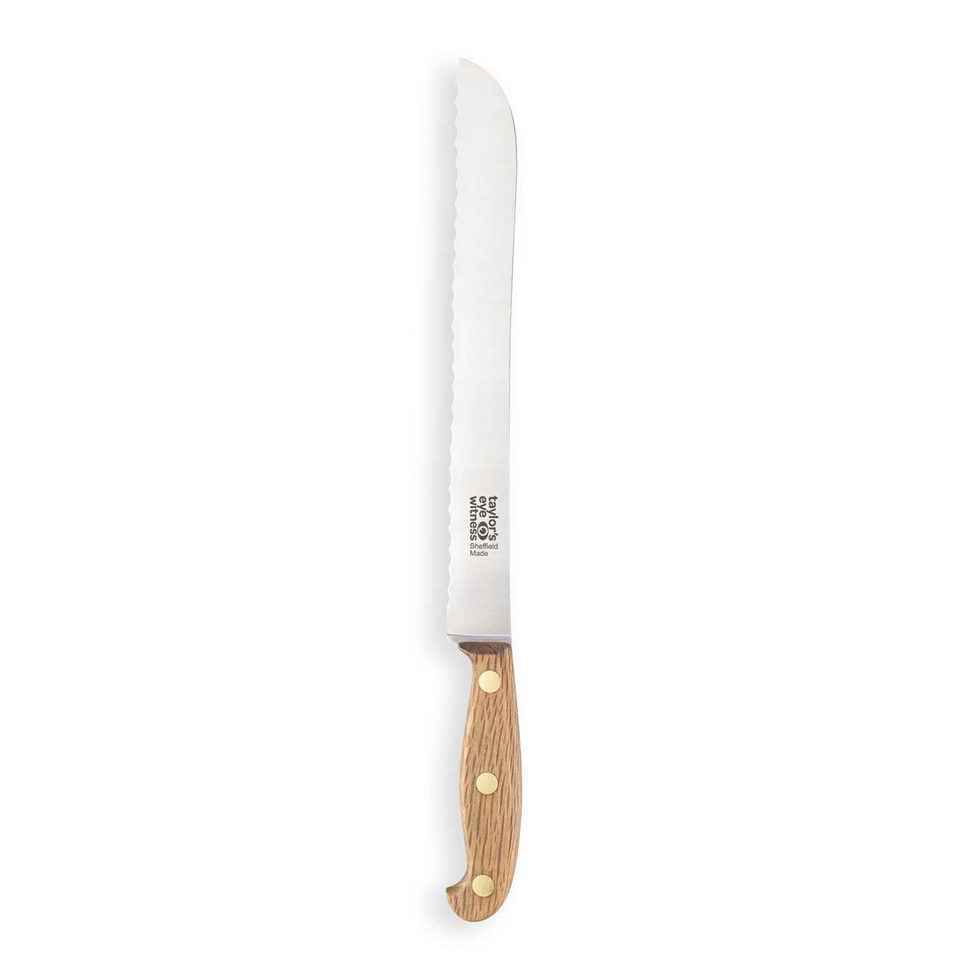 Taylors Eye Witness 'Heritage Oak' Sheffield Made 23cm Bread Knife