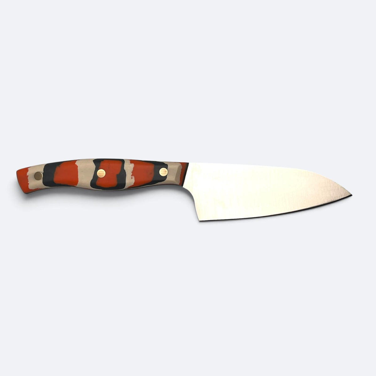 Savernake 11cm Bar Knife - Tide Handle - Arctic Anthracite and Orange