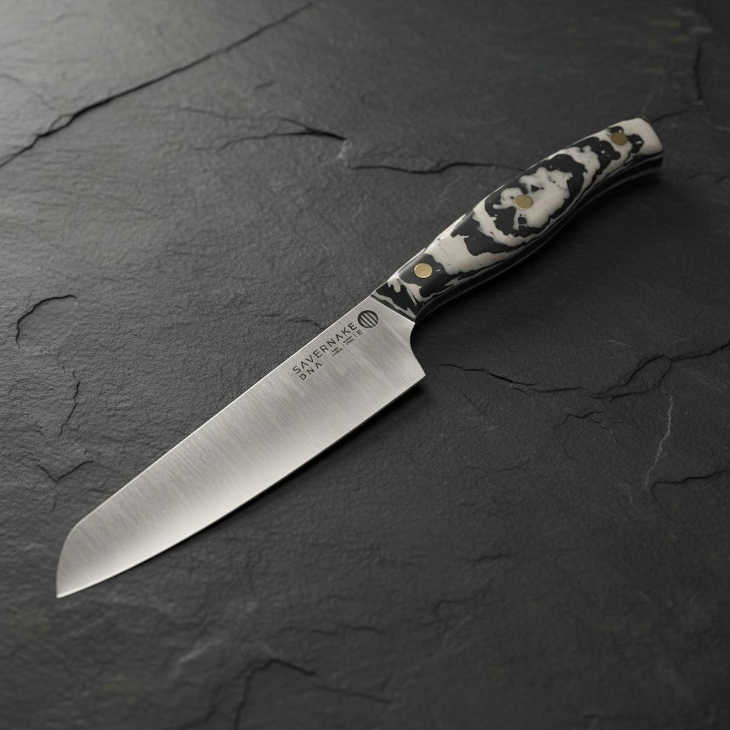 Savernake 12cm Utility Knife - Tide Handle Arctic and Anthracite