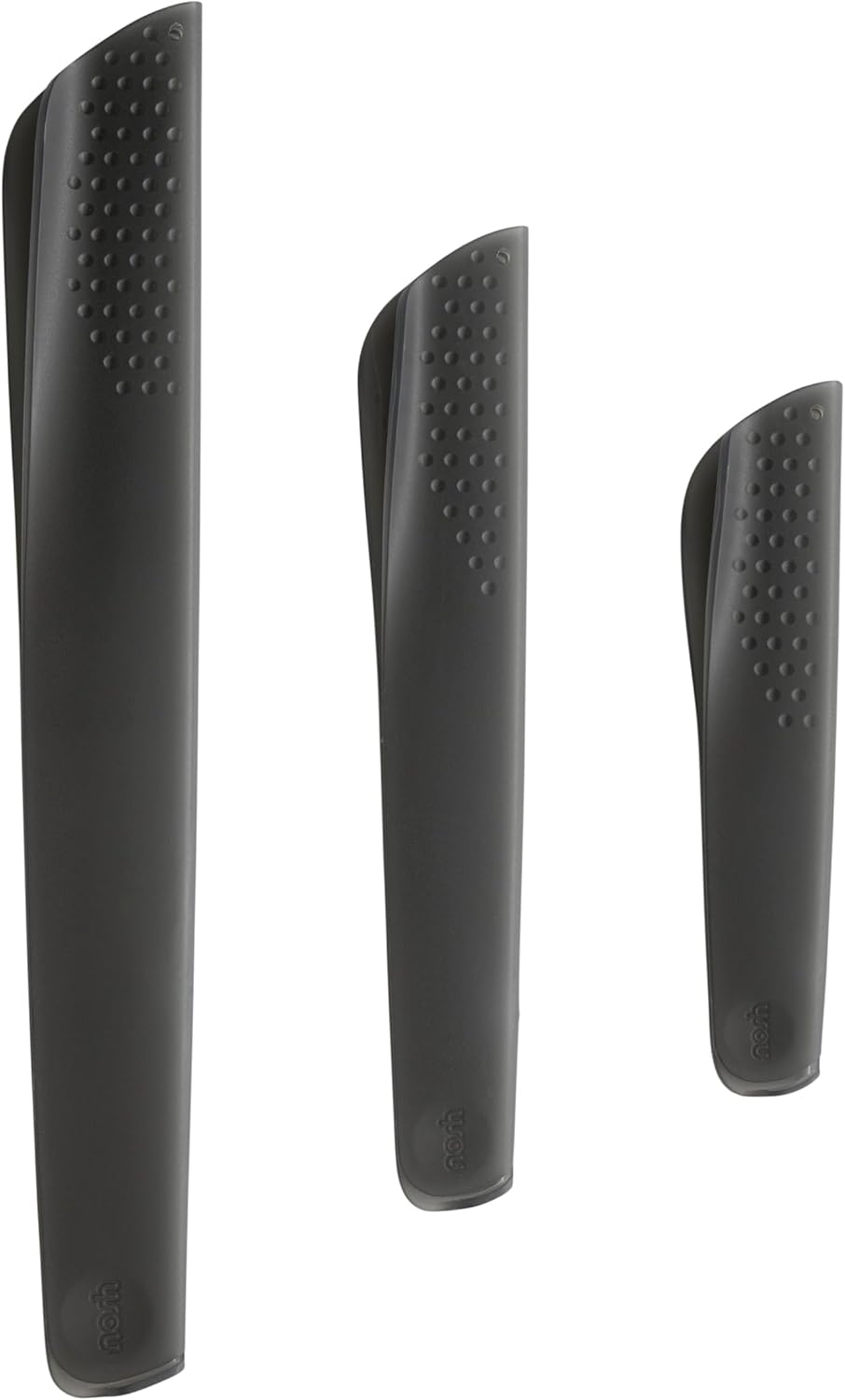 Nosh Universal Knife Guards - 3 Piece Set Translucent Grey