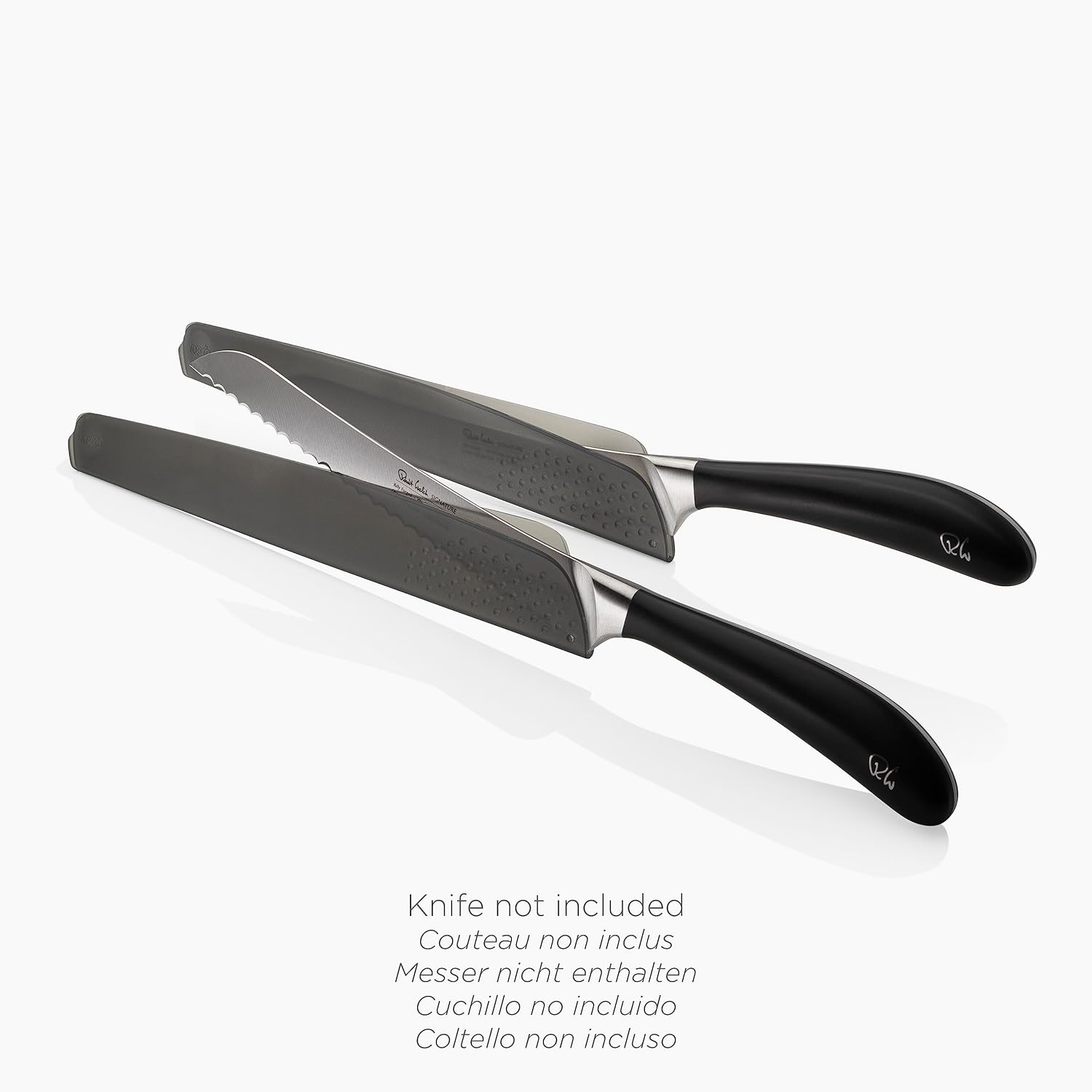 Nosh Universal Knife Guards - 3 Piece Set Translucent Grey